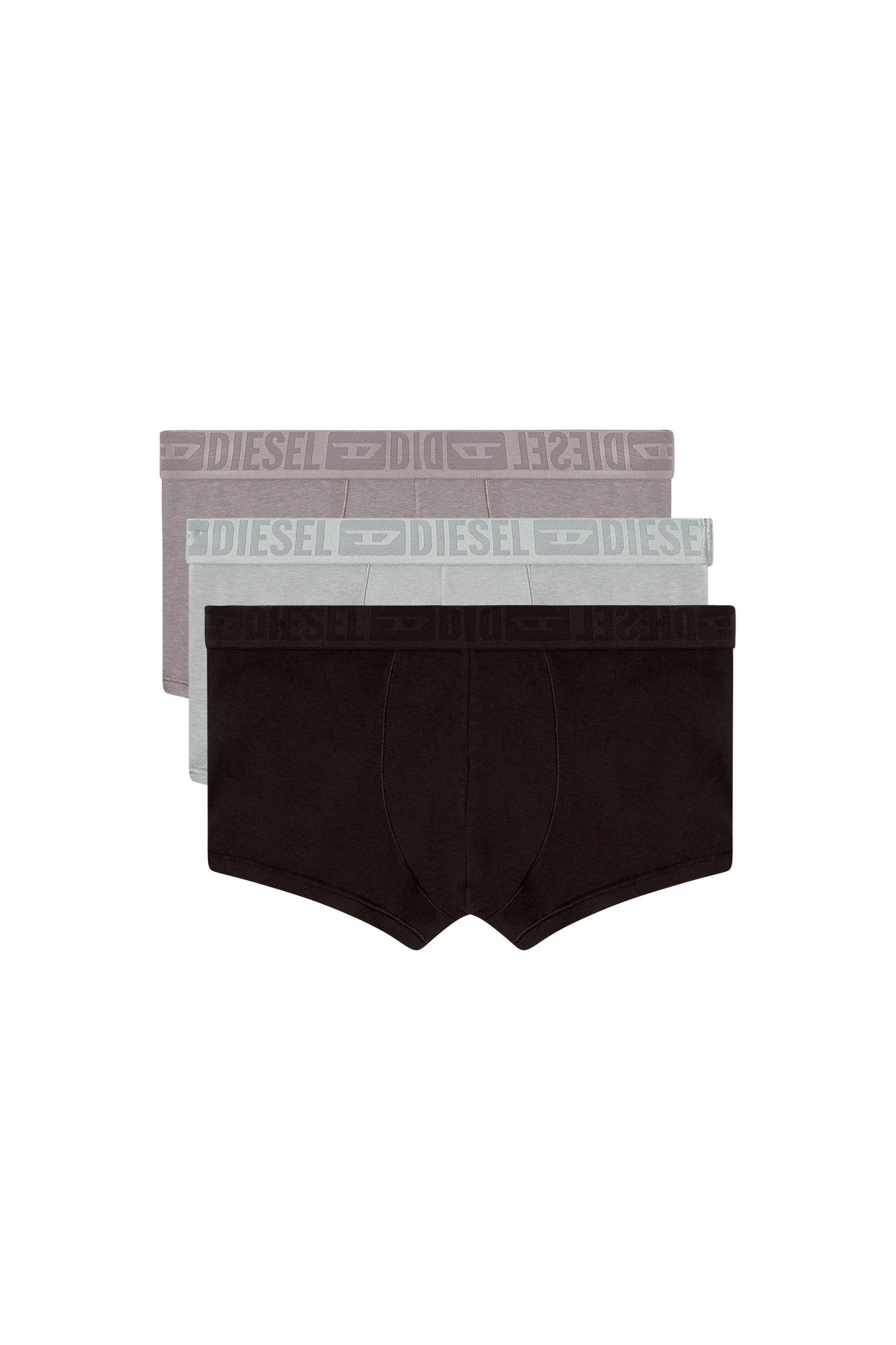 Diesel - BENJAMIN-D-MONO-3PACK, Lot de trois boxers unis Homme in Polychrome - 2