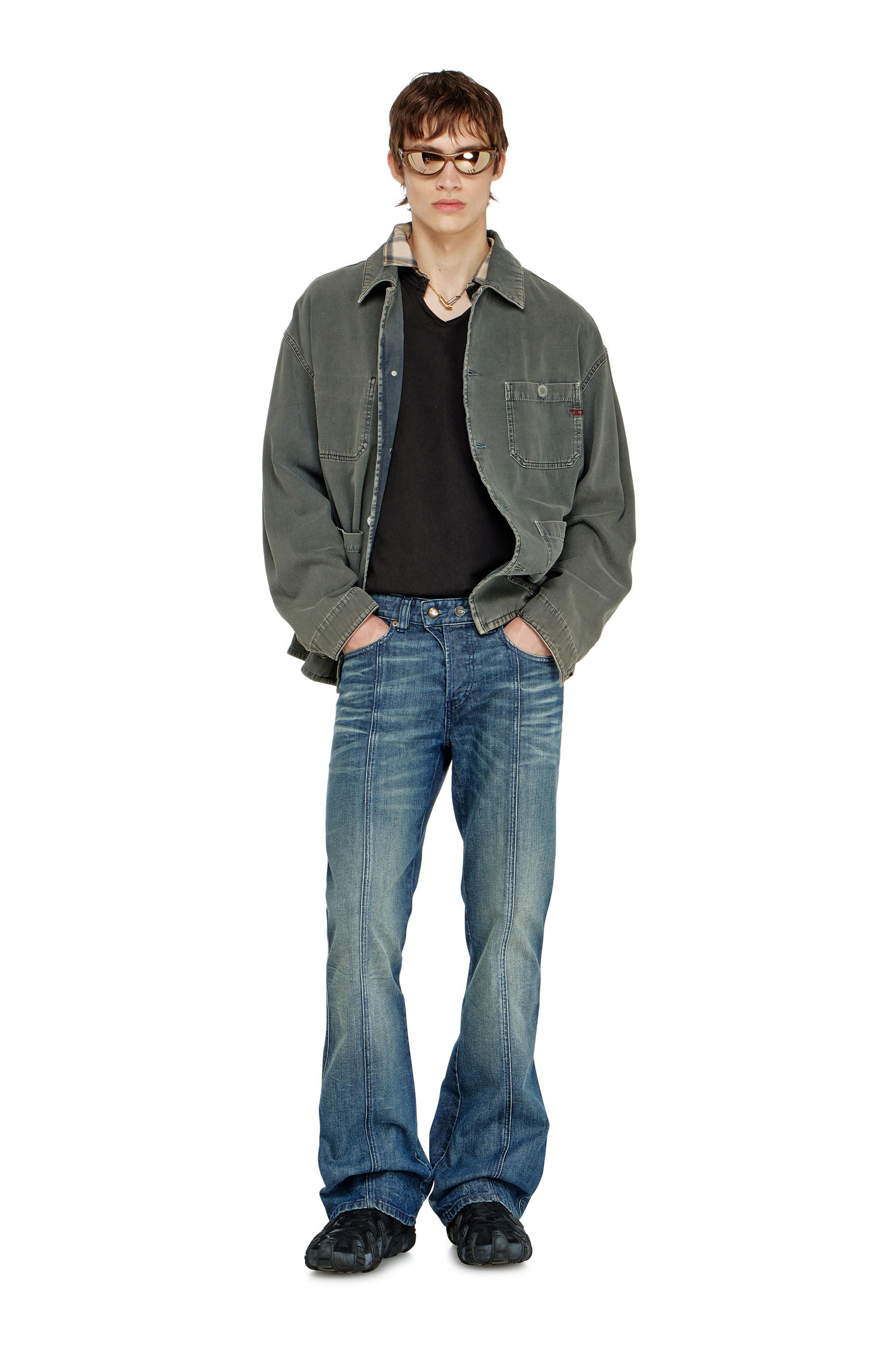 Diesel - Bootcut Jeans 1998 D-Buck 09Q29 Homme, Bleu moyen - Image 6