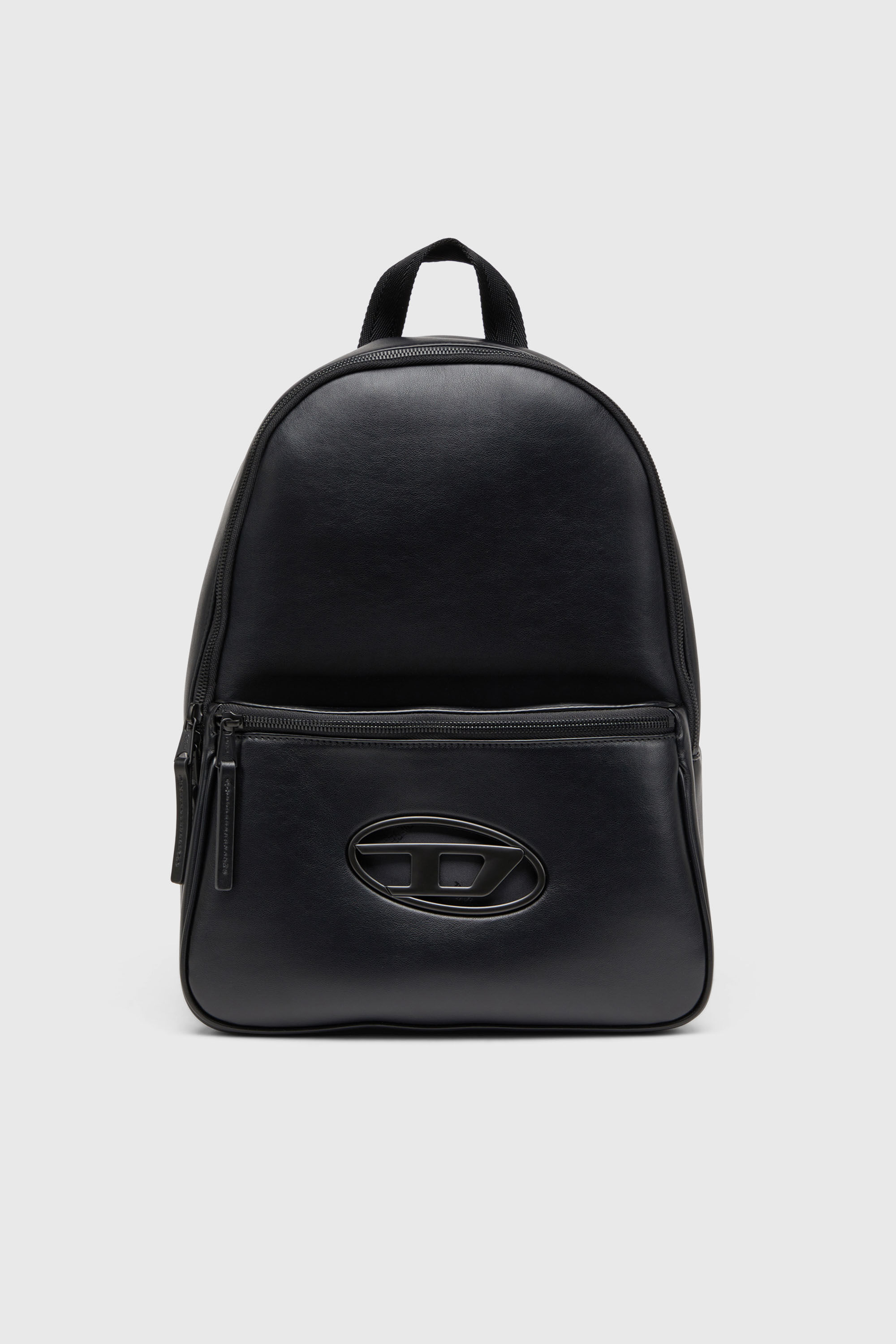 Diesel - HOLI-D BACKPACK M, Holi-D-Sac &agrave; dos en n&eacute;opr&egrave;ne et PU Homme in Noir - 2
