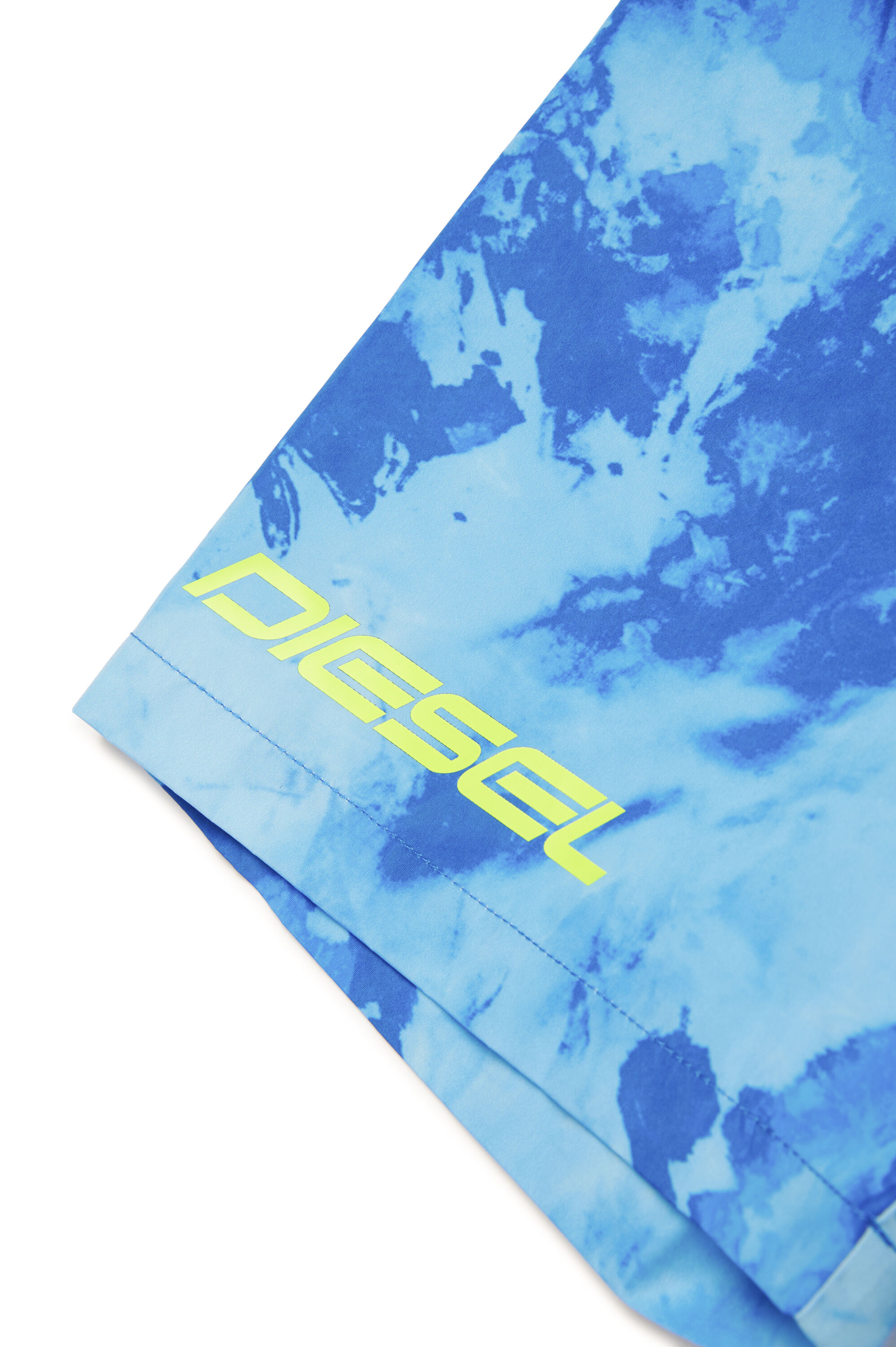 Diesel - MLONGKEN, Short de bain avec imprimé tacheté Homme in Bleu - 4