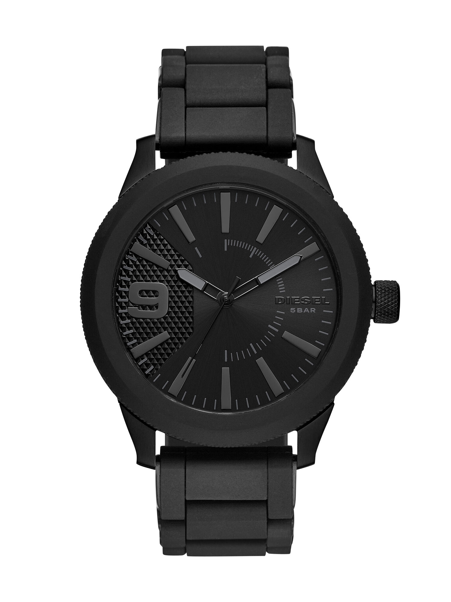 Diesel - DZ1873, Montre à trois aiguilles en acier inoxydable noir Homme in Noir - 1