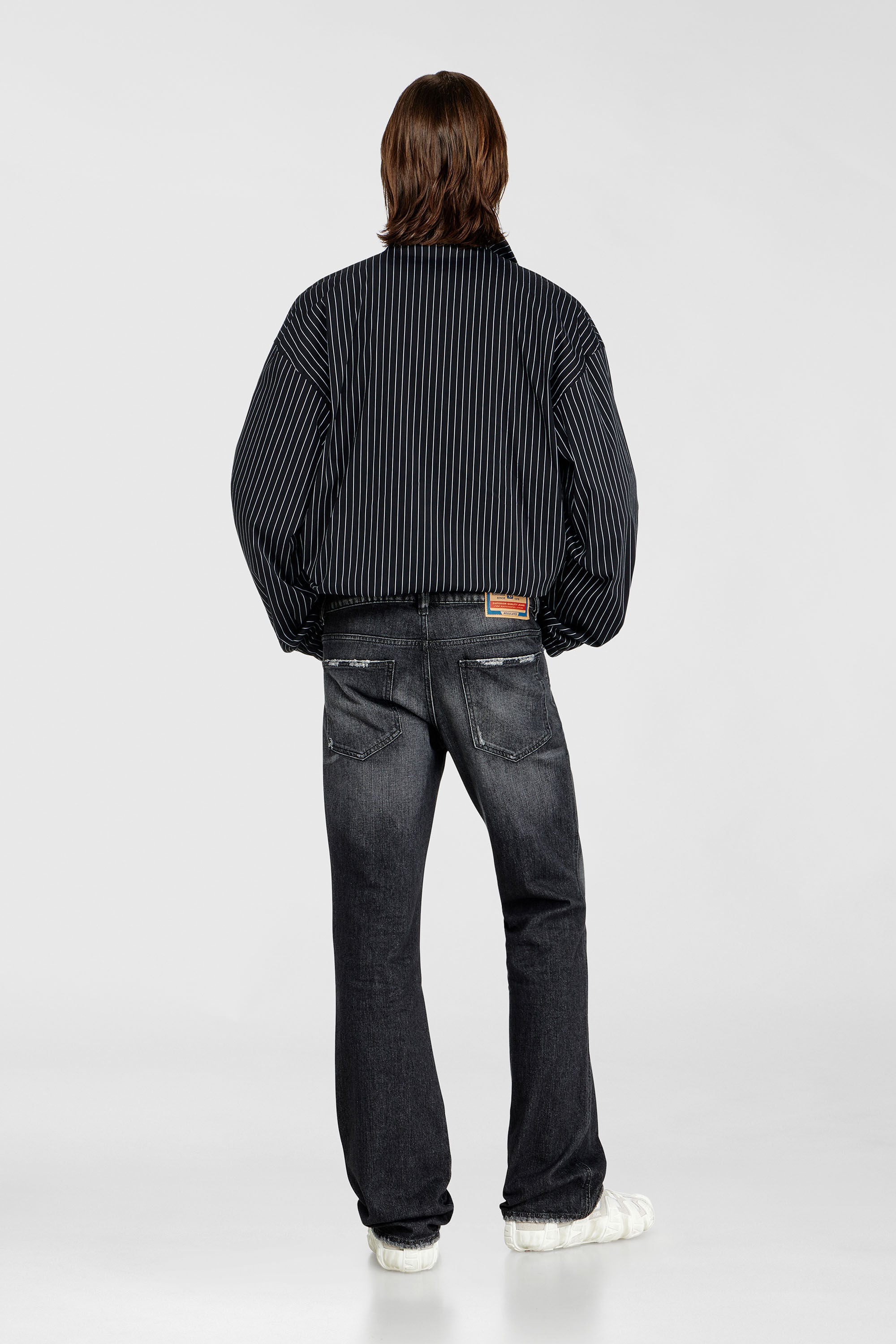 Diesel - Bootcut Jeans 1998 D-Buck 09L50 Homme, Noir/Gris fonc&eacute; - Image 3