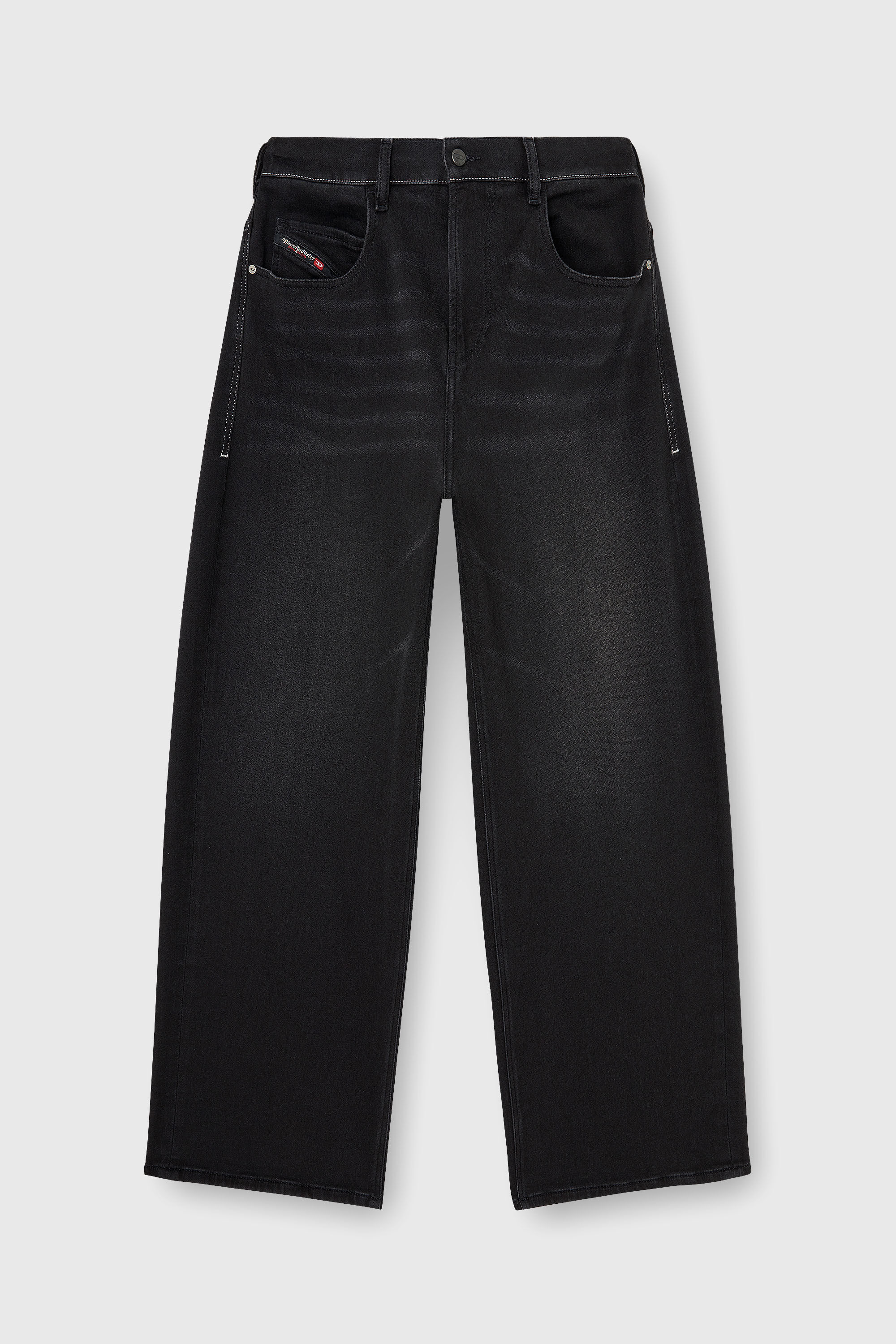 Diesel - Relaxed 2097 D-Enim-M Joggjeans&reg; 09P90 Mixte, Noir/Gris fonc&eacute; - Image 6