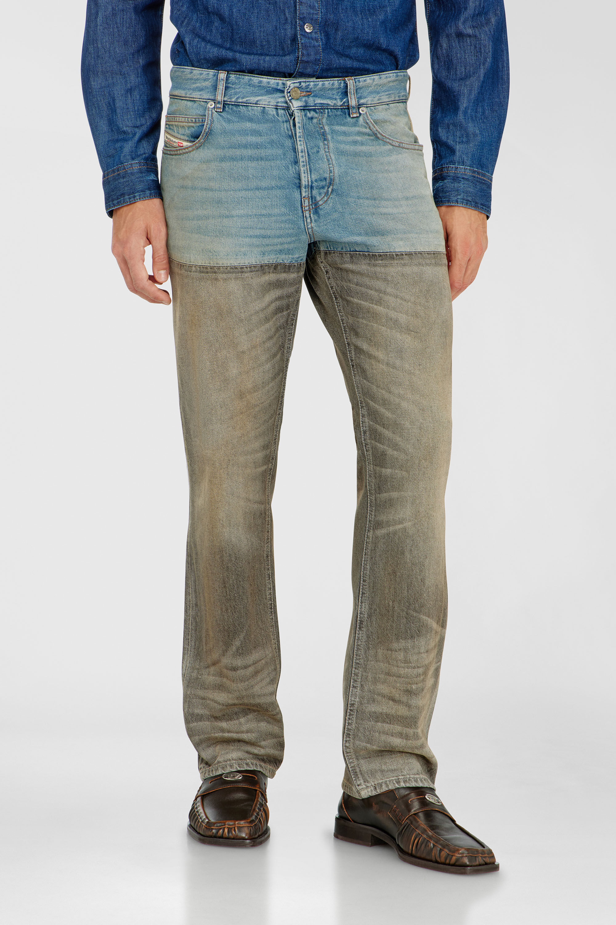 Diesel - Man's Slim Jeans 1993 D-Vyl 0ADDX, Grey/Blue - 3