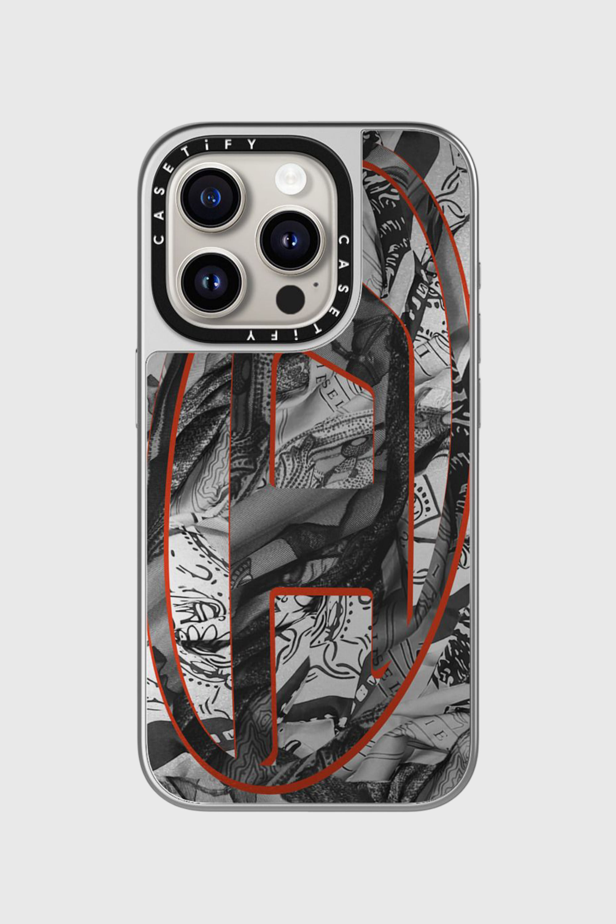 Diesel - 60336 CASETIFY MOULDED CASE, Coque MagSafe Bandana iPhone 15 Pro Mixte in Polychrome - 4