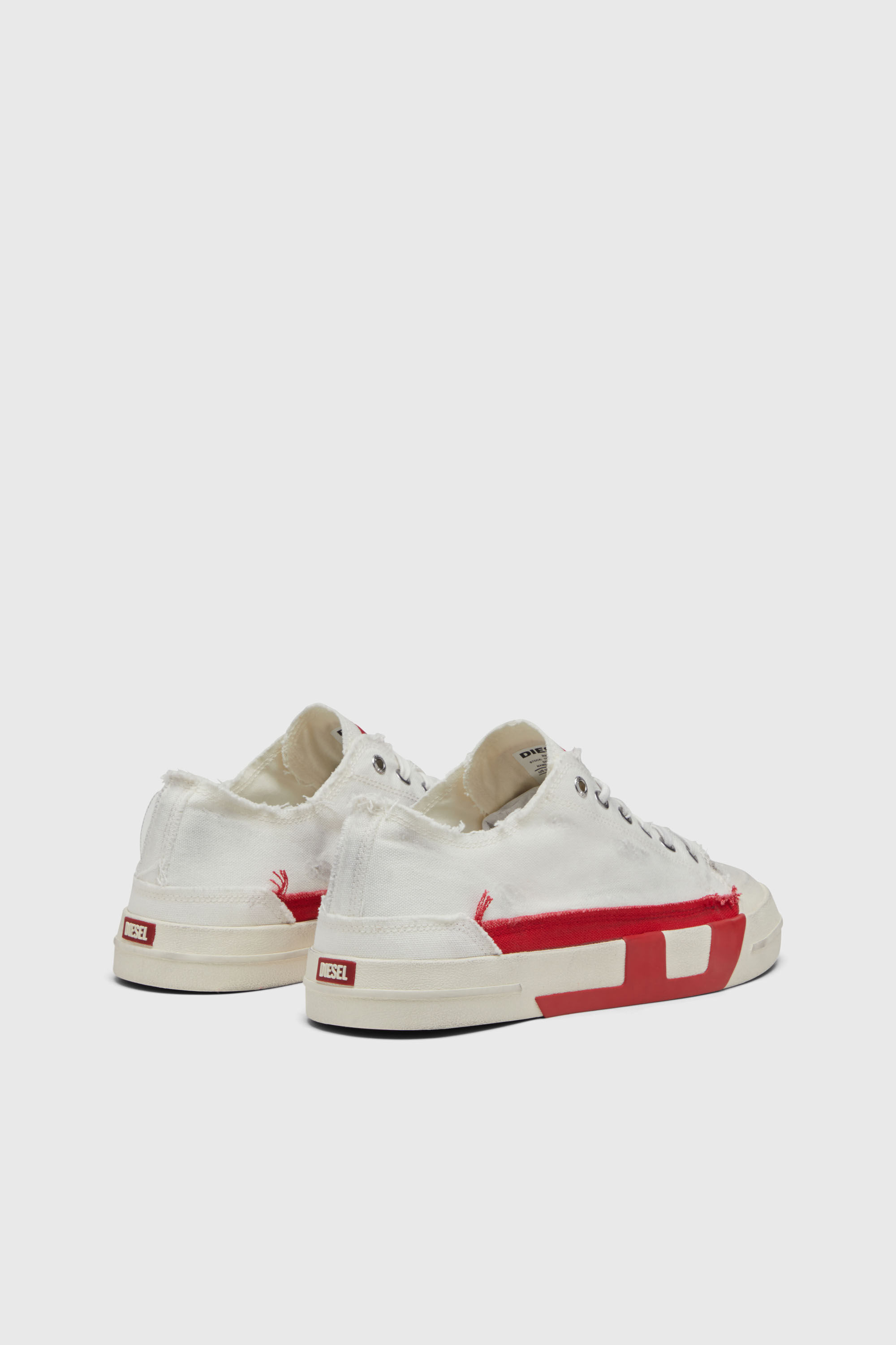 Diesel - S-D-VERSE LOW II, S-D-Verse-Baskets en toile &agrave; effet sali Homme in Polychrome - 3