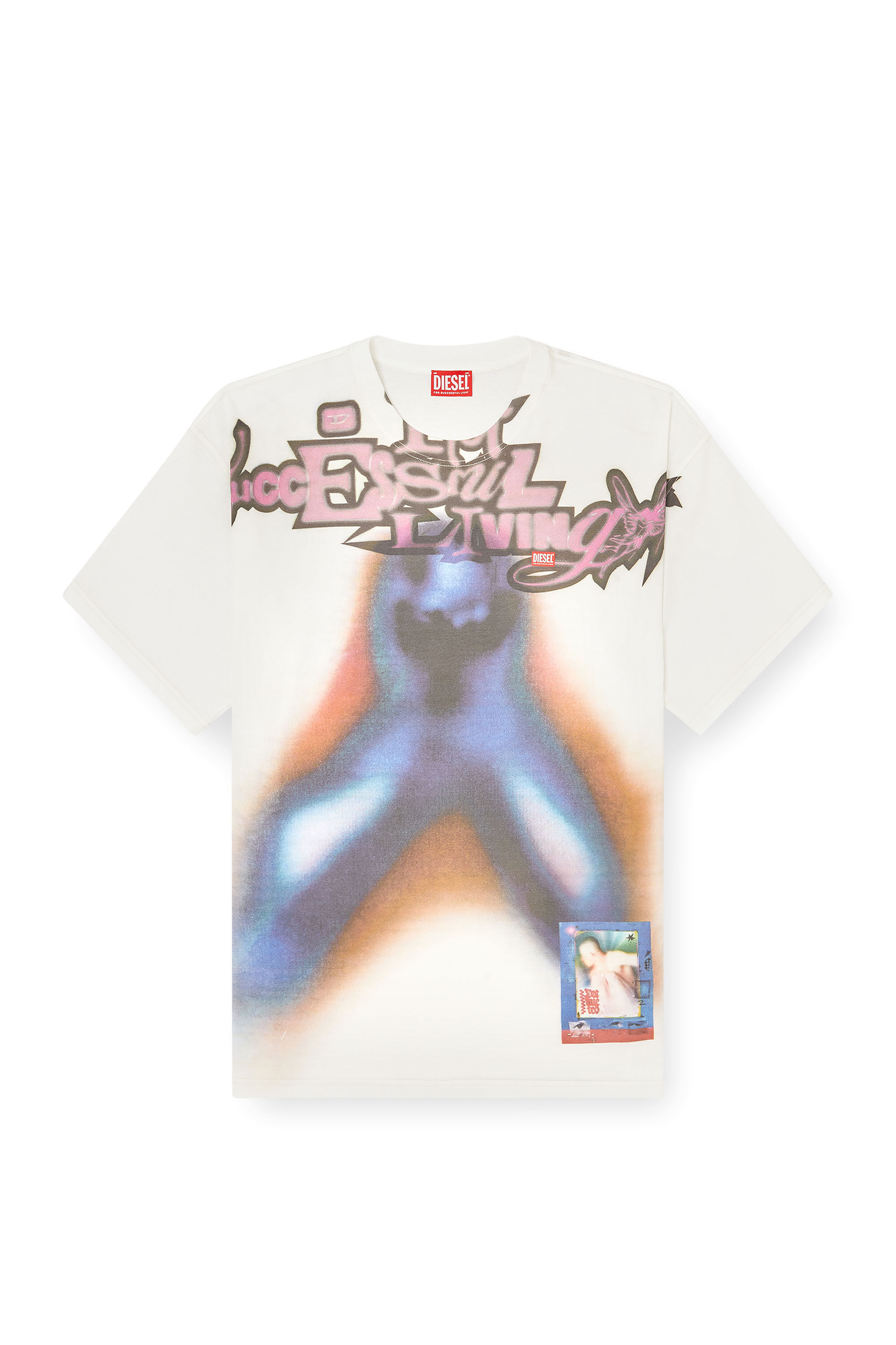Diesel - T-BOXT-V13, T-shirt en coton décontractée avec impression numérique Homme in Polychrome - 2