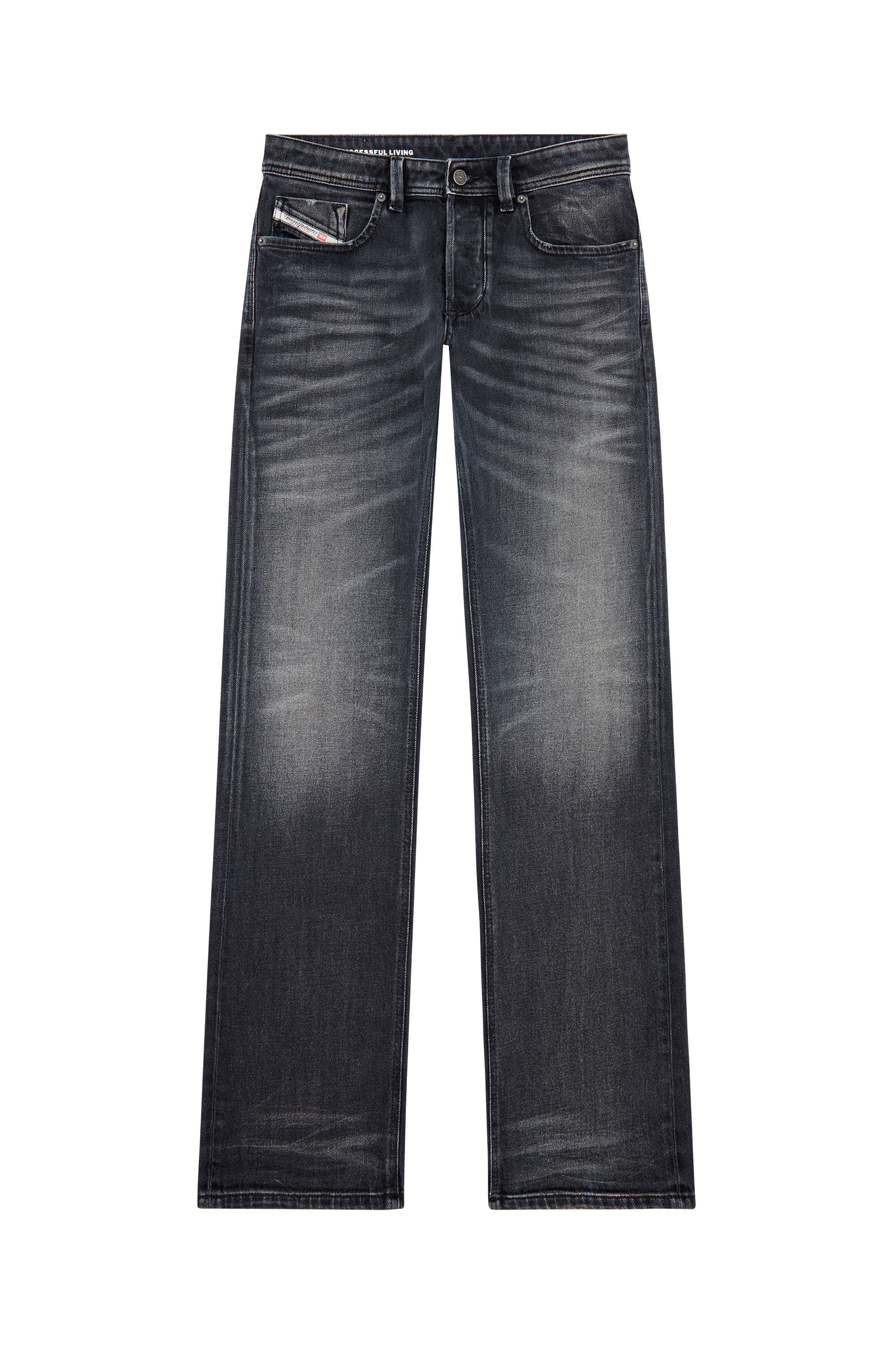 Diesel - Straight Jeans 1985 Larkee 09J65, Black/Dark grey - Image 2