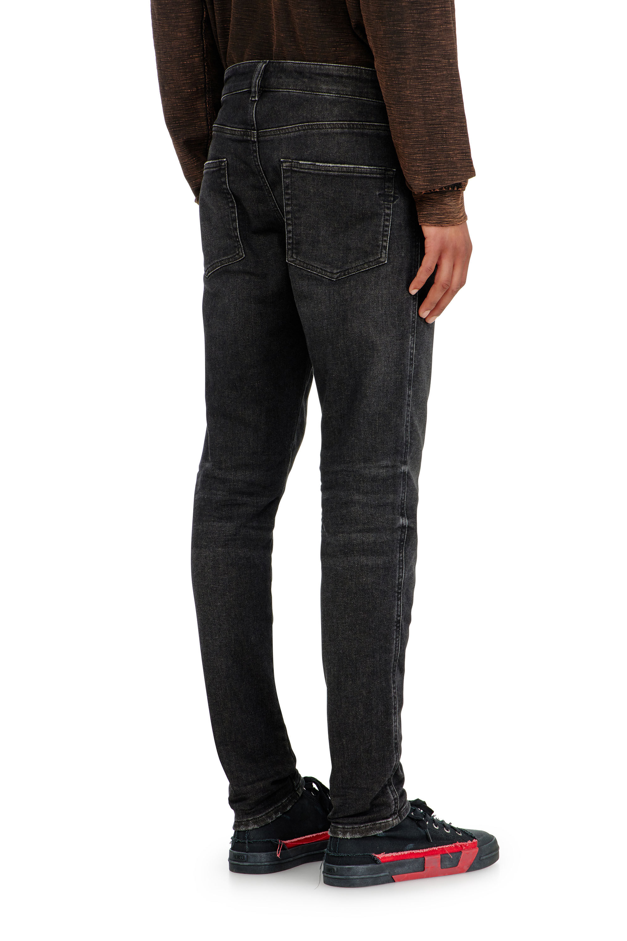 Diesel - Slim 2062 D-Strukt Joggjeans&reg; 09P92 Homme, Noir/Gris fonc&eacute; - Image 3