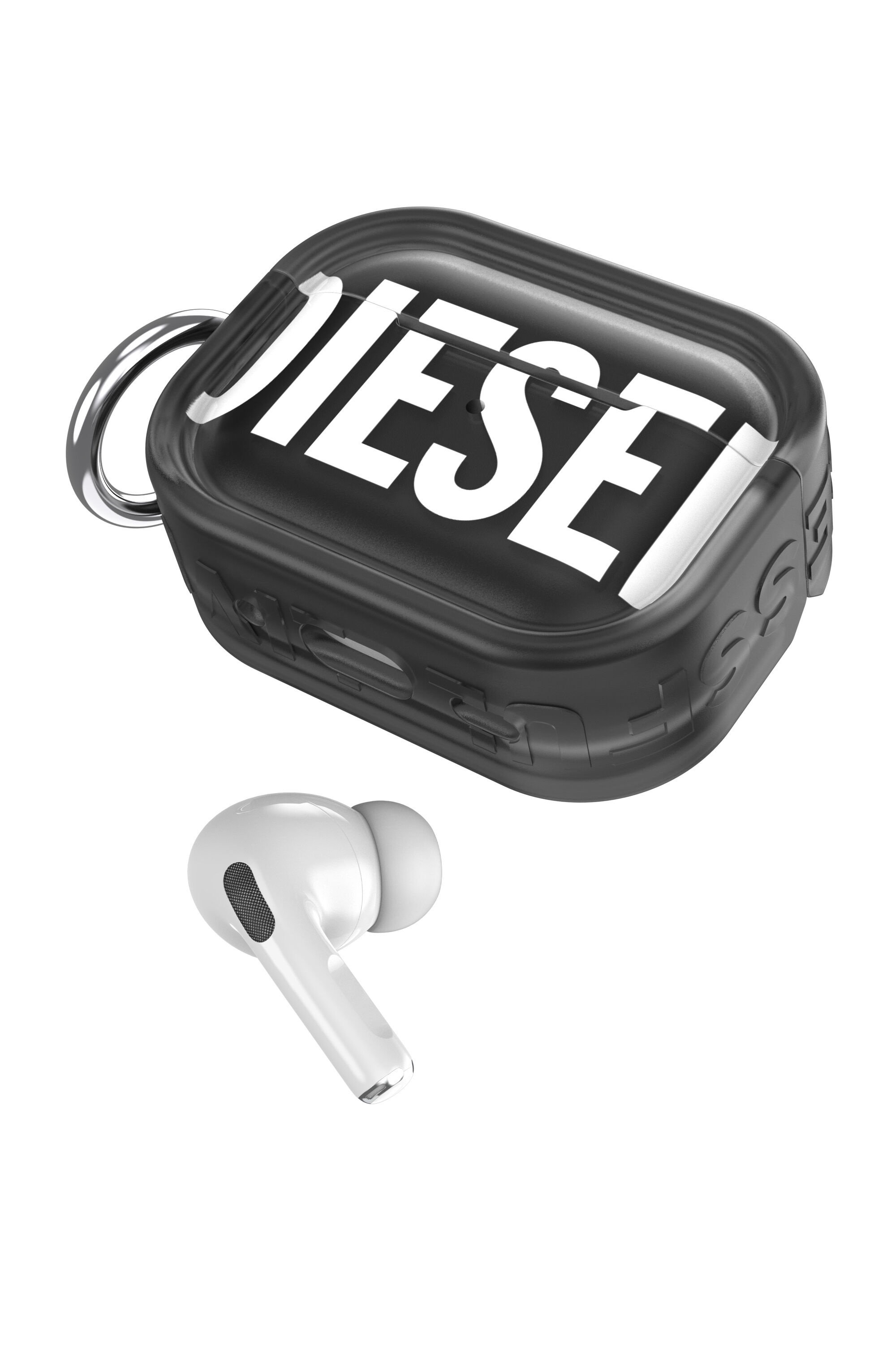 Diesel - 60451  AIRPODS CASE, Étui Biscotto Bumper Airpods pour Airpods Pro / Pro 2 Mixte in Noir - 4