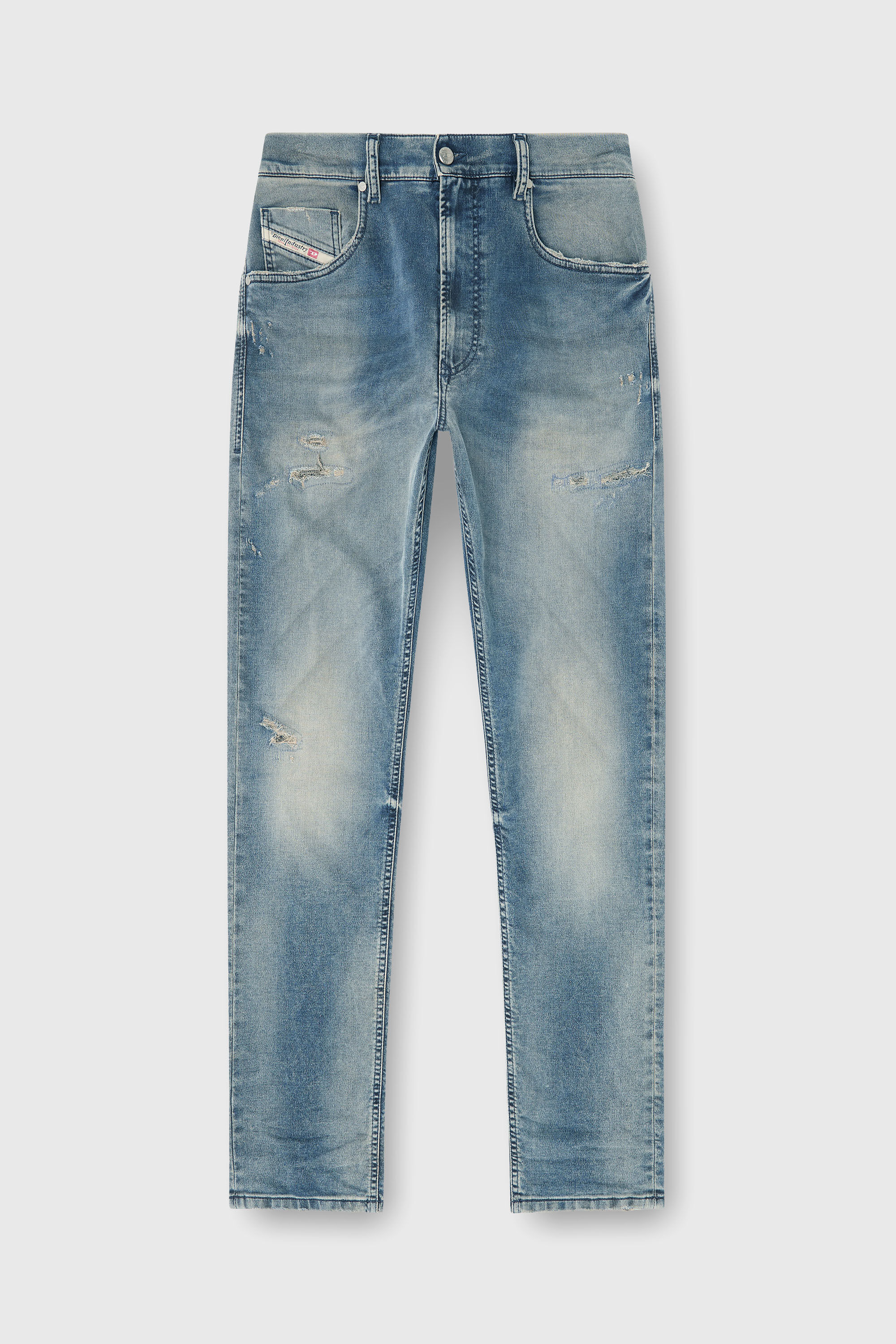 Diesel - Man's Regular 2032 D-Krooley-BW Joggjeans&reg; 068WY, Medium blue - 4