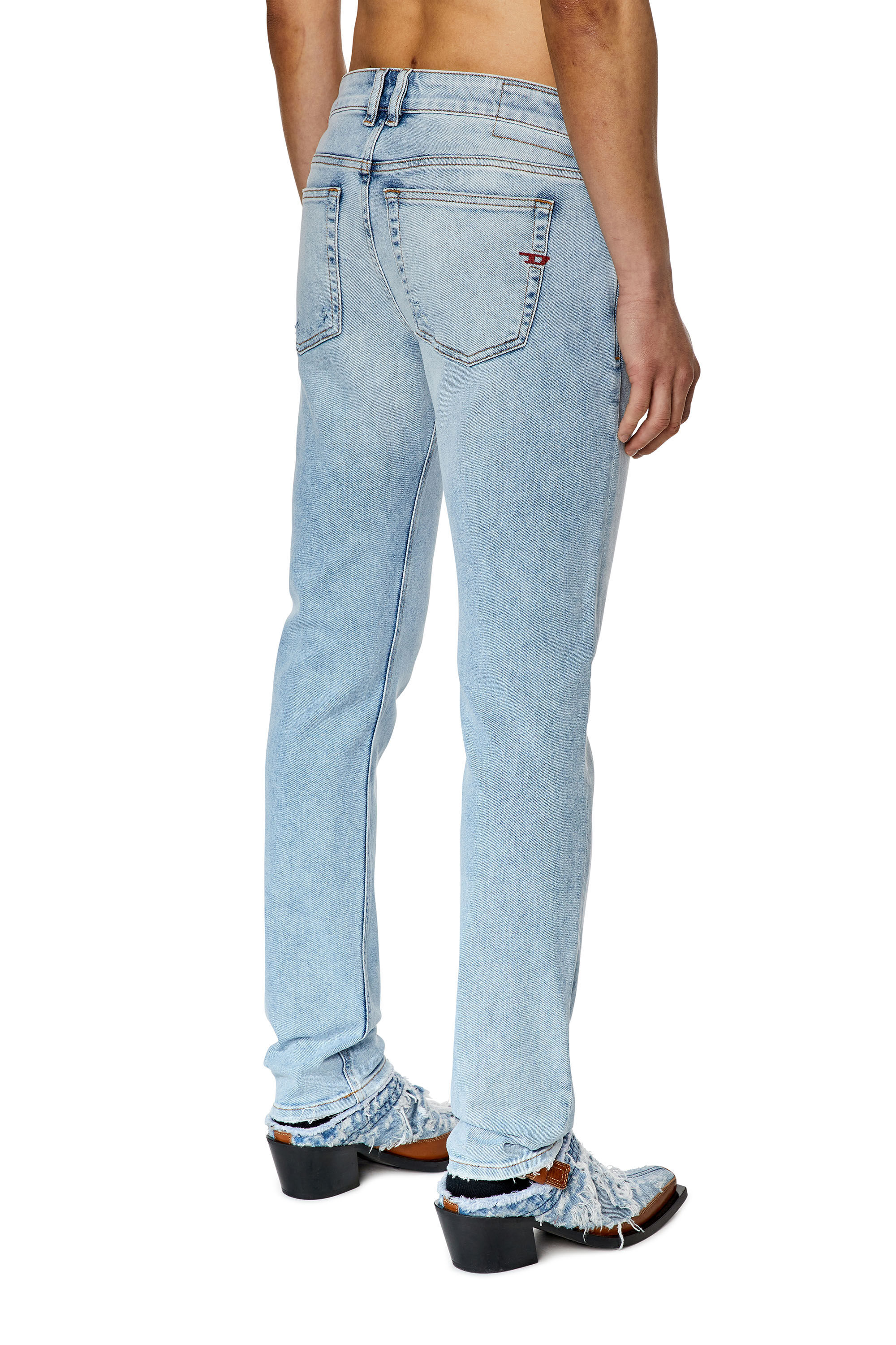 Diesel - 1979 Sleenker 09E90 Skinny Jeans, Bleu Clair - Image 4
