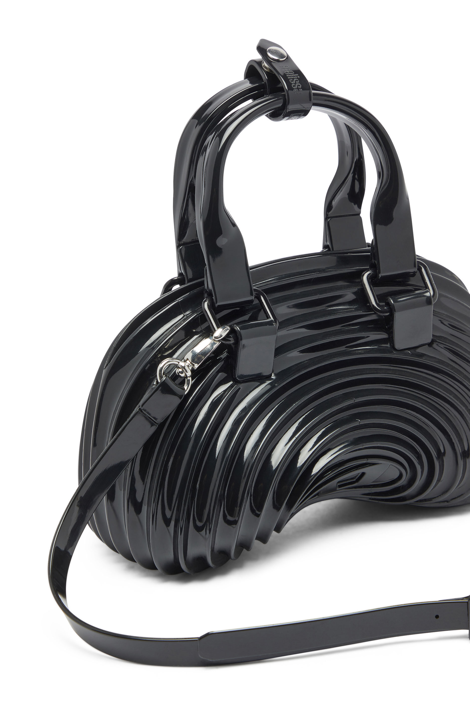 Diesel - MELISSA QUANTUM DOME, Quantum Dome &ndash; Sac &agrave; main en Melflex&reg; Femme in Noir - 6