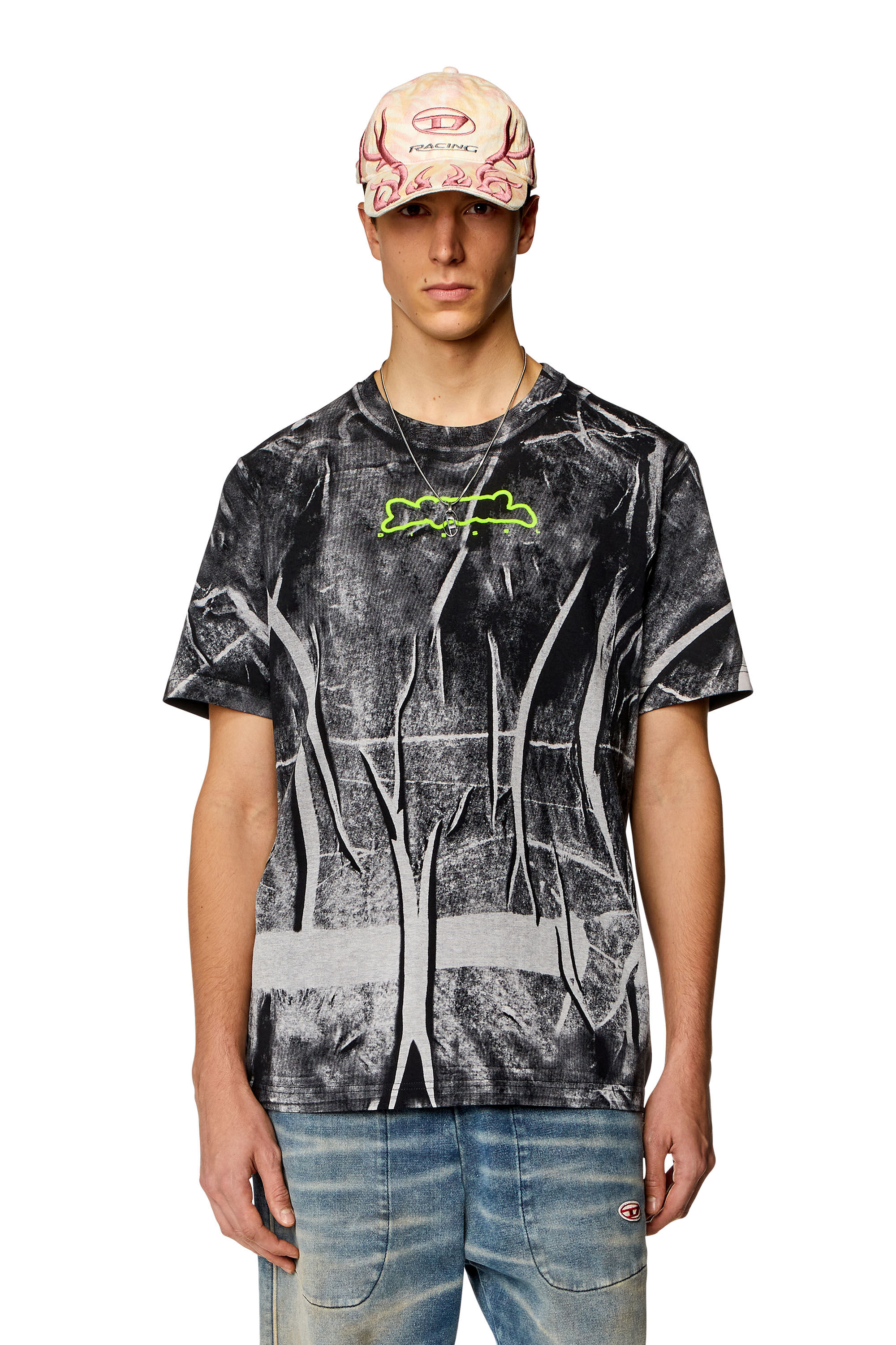 Diesel - T-JUST-N3, Noir/Gris - Image 3