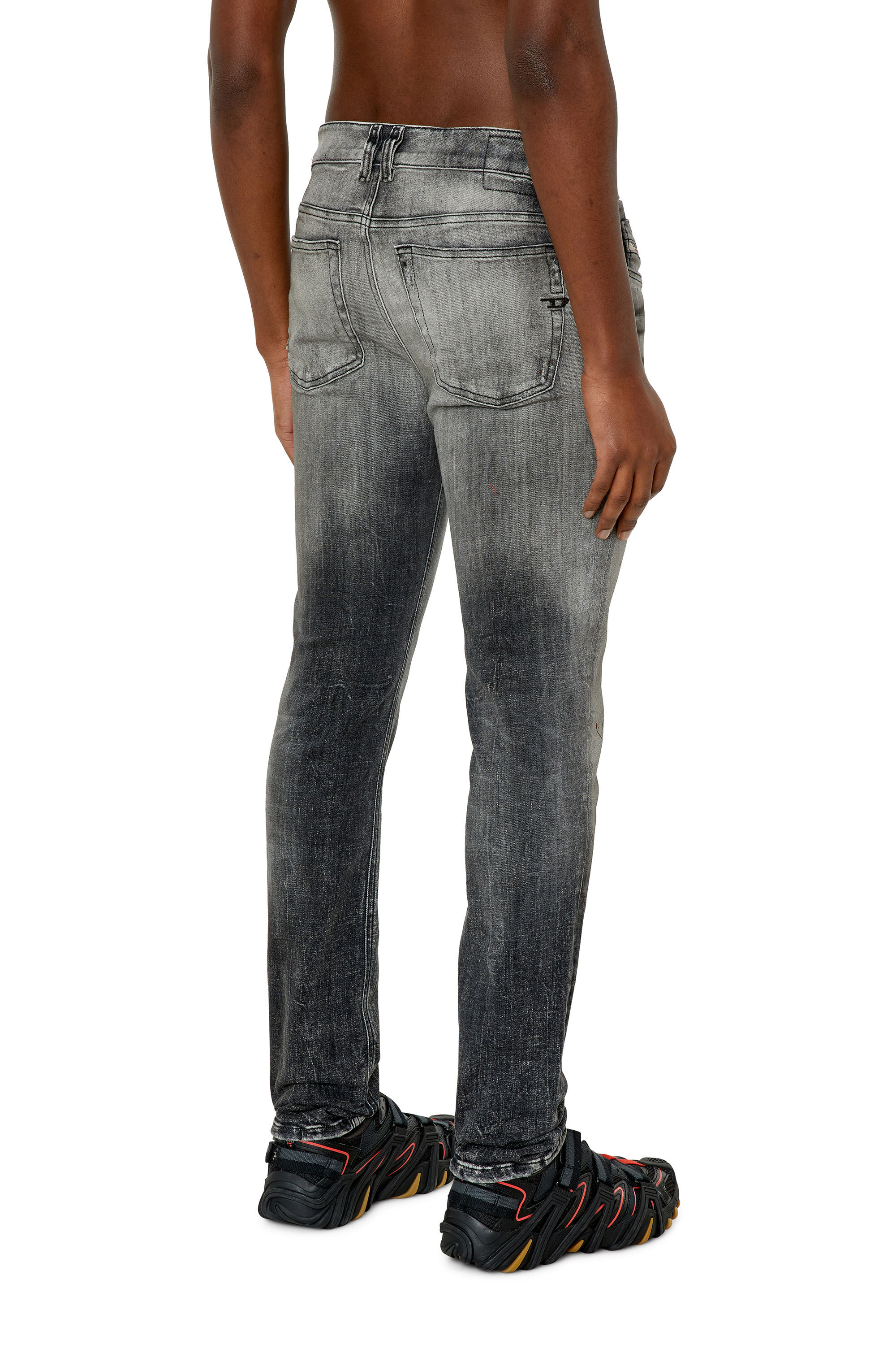 Diesel - Skinny Jeans 1979 Sleenker 09E70 Homme, Noir/Gris foncé - Image 4