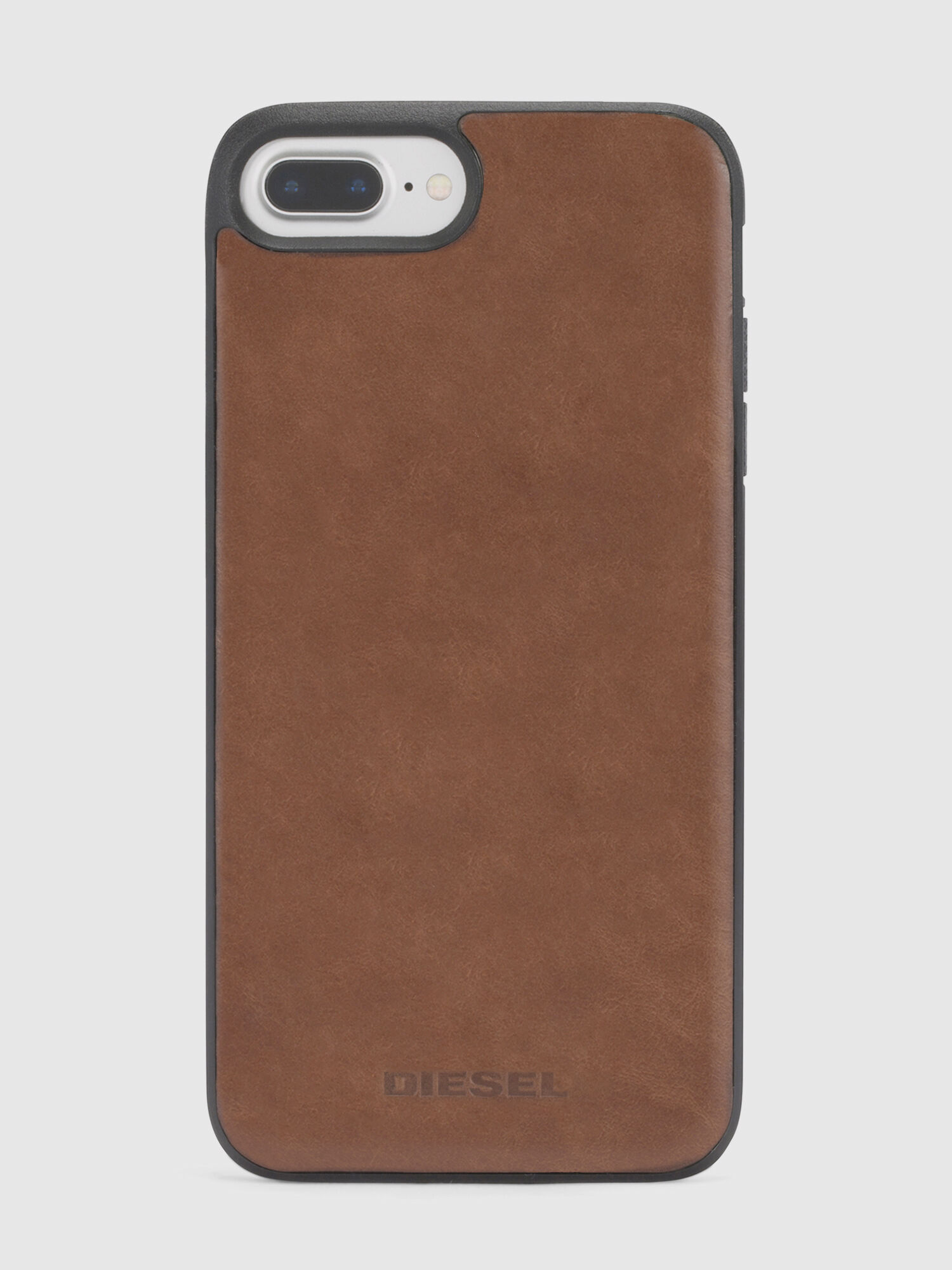 Diesel - BROWN LEATHER IPHONE 8/7/6s/6 CASE, Coque en cuir marron, iPhone 8/7/6s/6 Mixte in Marron - 2