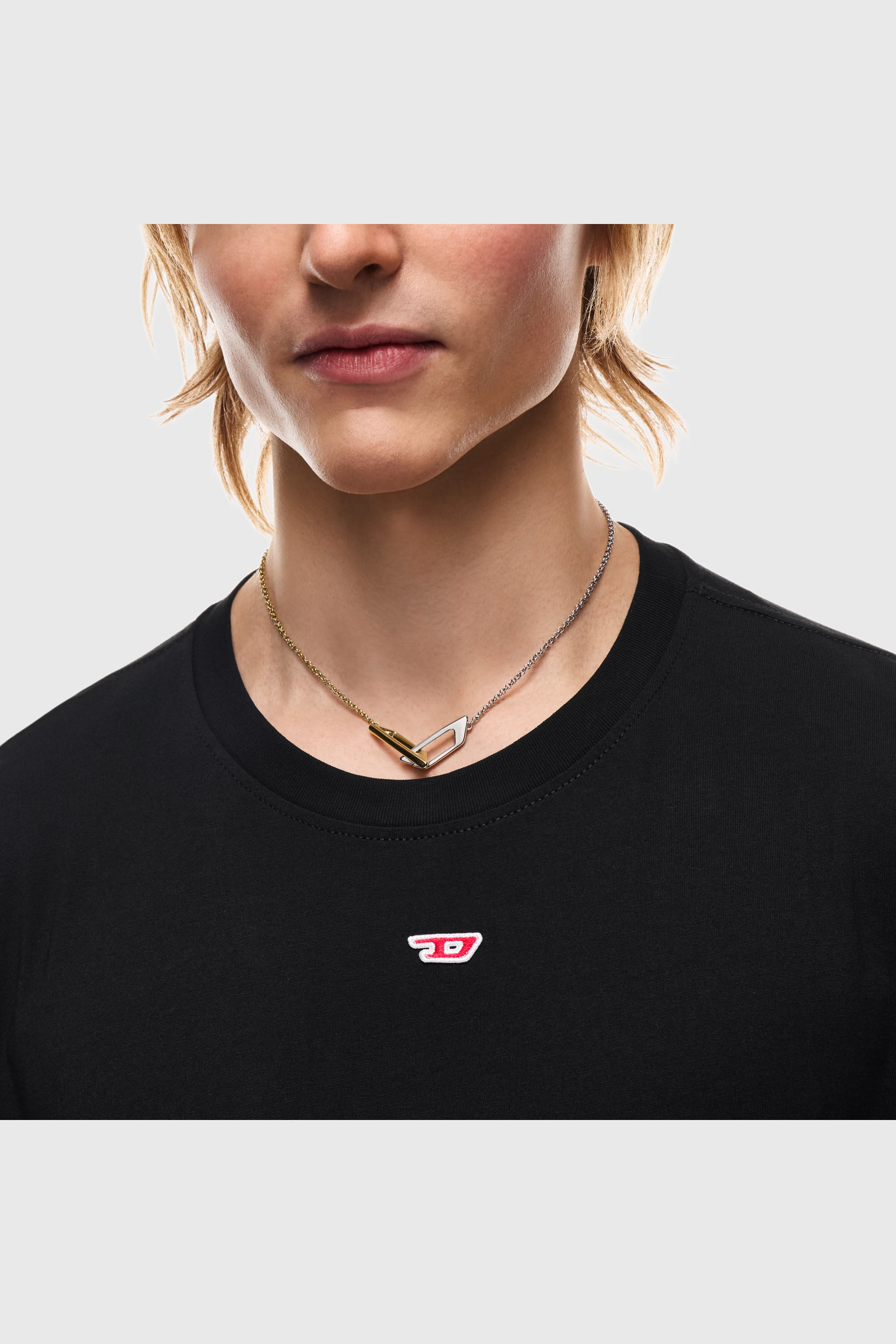 Diesel - DX1687931  JEWELLERY, Collier cha&icirc;ne en acier inoxydable Mixte in Gris argent&eacute; - 4
