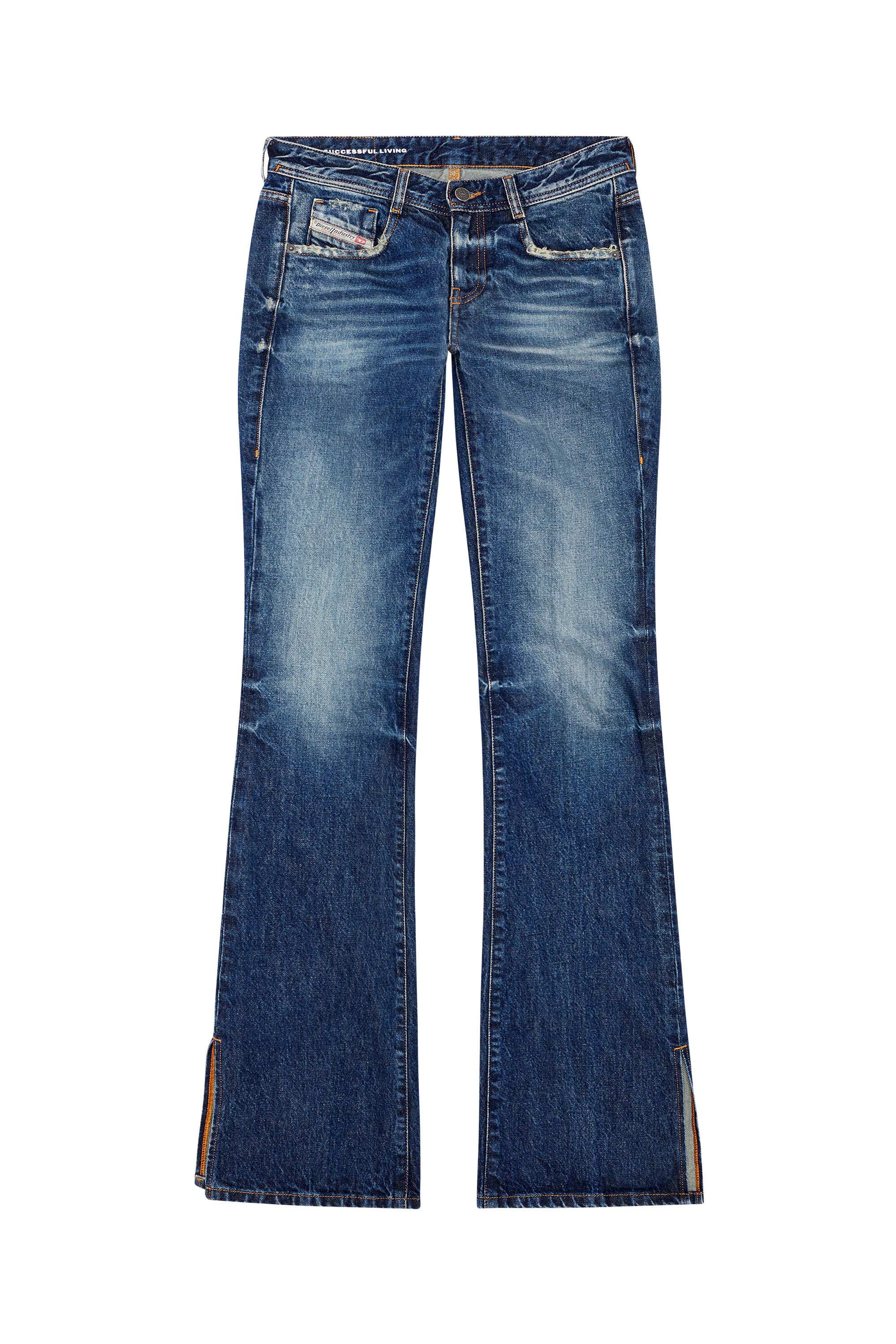 Le pantalon large effet cuir, Contemporaine, Jeans Évasés Bootcut pour  Femme en ligne