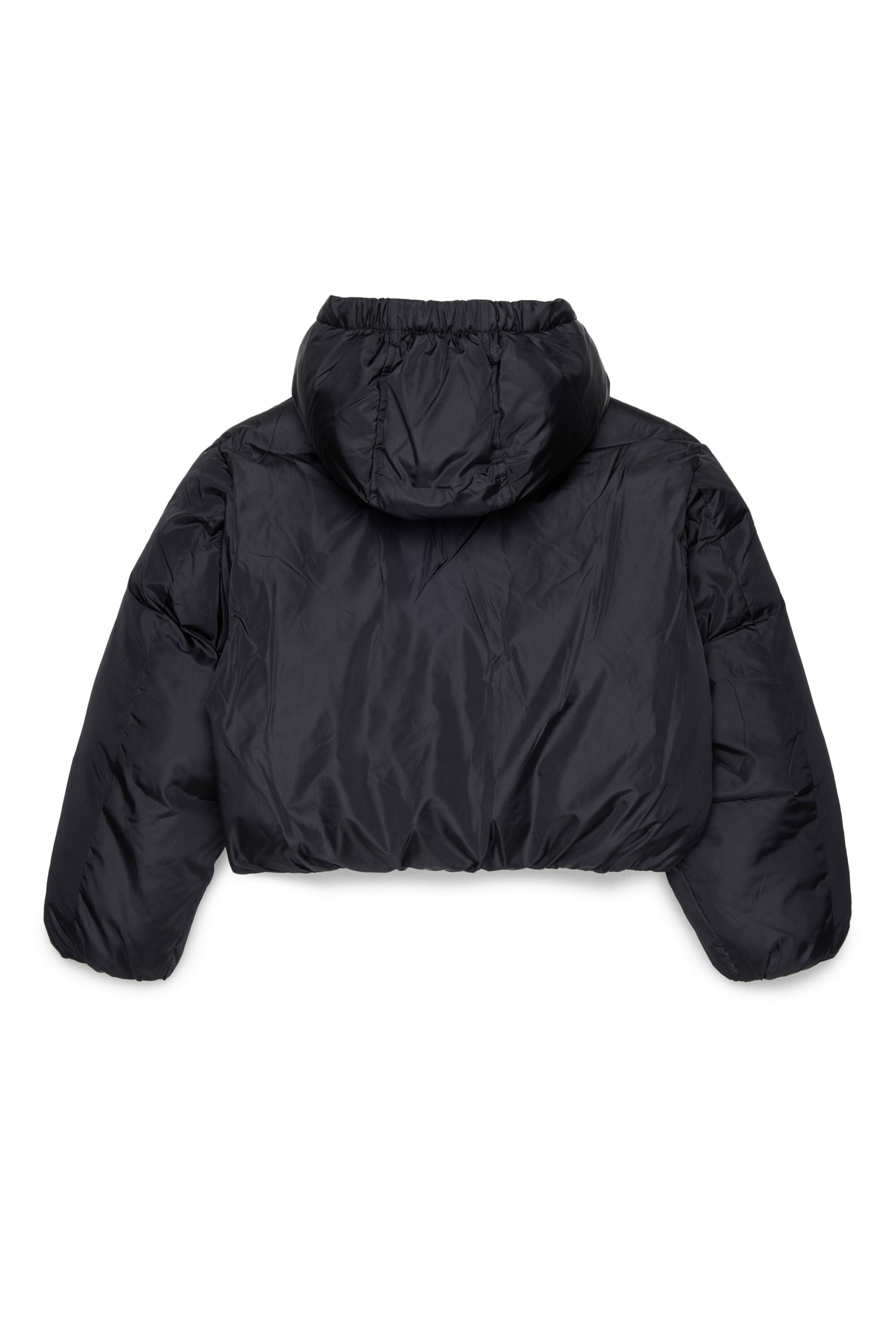 Diesel - JELKYM, Woman's Hooded puffer jacket in Black - 2