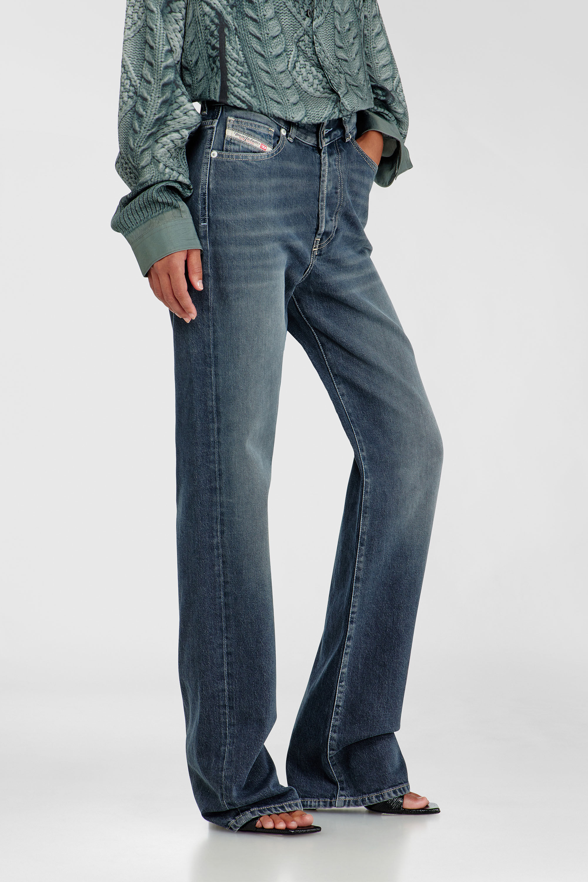 Diesel - Regular Jeans 1971 D-Sent 007EI Femme, Bleu Fonc&eacute; - Image 7