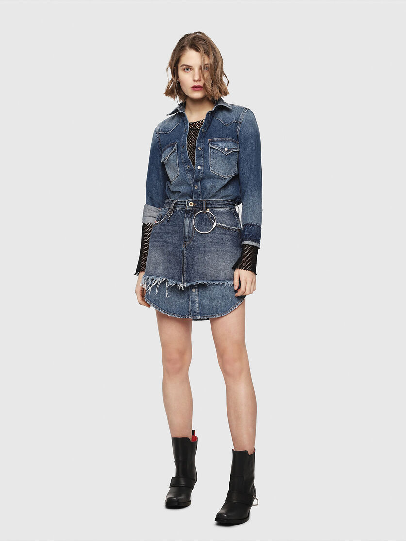 Cl De Desy P Femme Robe Chemise Nouvel An Chinois Diesel