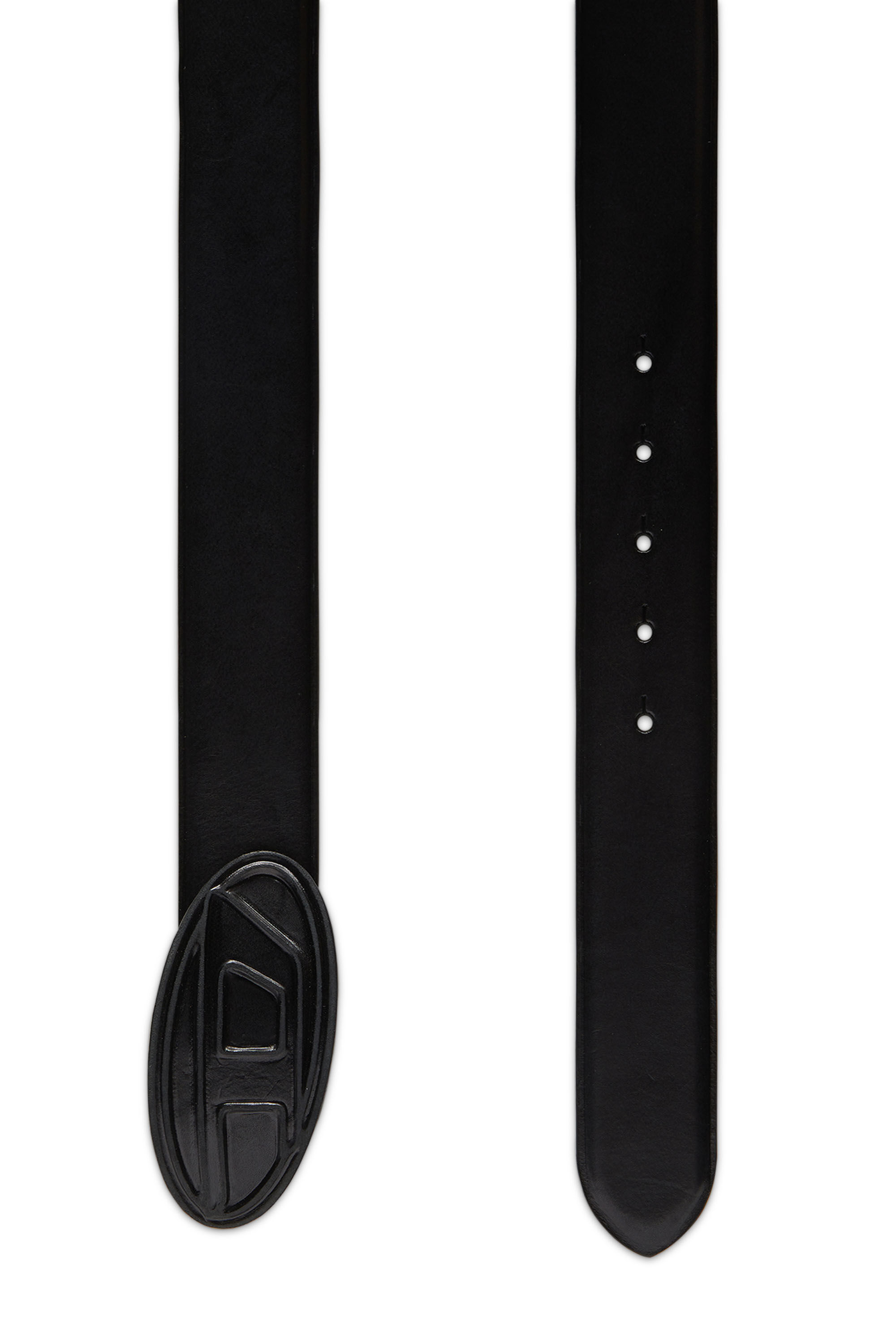Diesel - B-1DR SCRATCH, Ceinture en cuir avec boucle recouverte de cuir Homme in Noir - 2