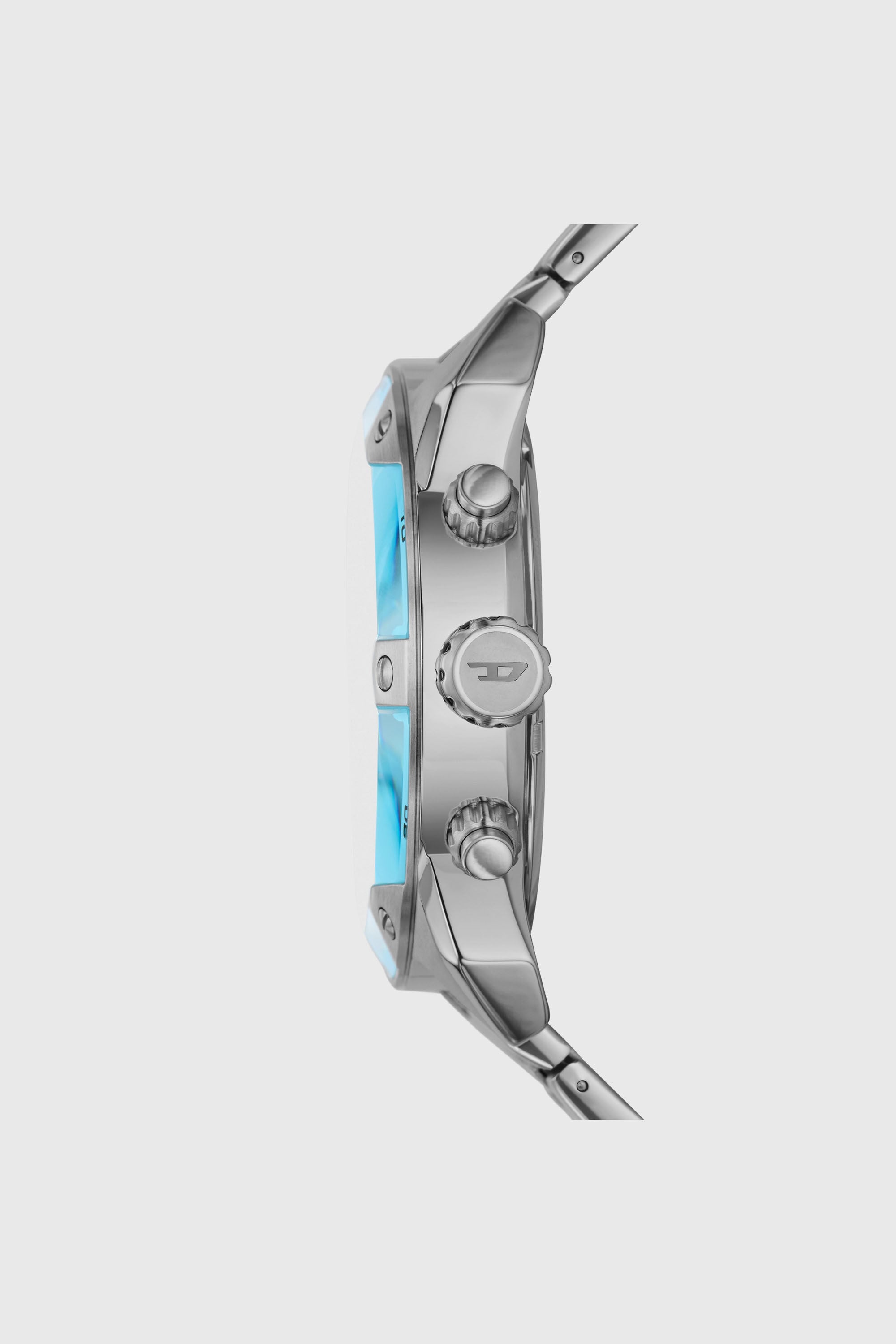 Diesel - DZ4655, Montre Spiked en acier inoxydable Homme in Gris argent&eacute; - 3