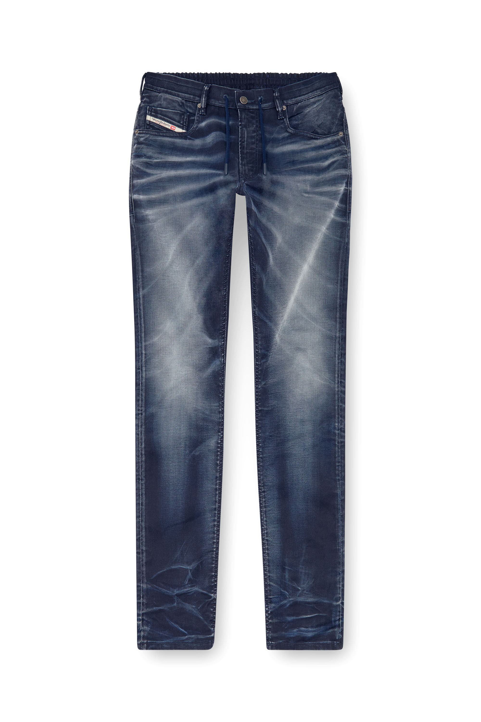 Diesel - Homme Tapered 2030 D-Krooley Joggjeans® 068MD, Bleu Foncé - Image 2