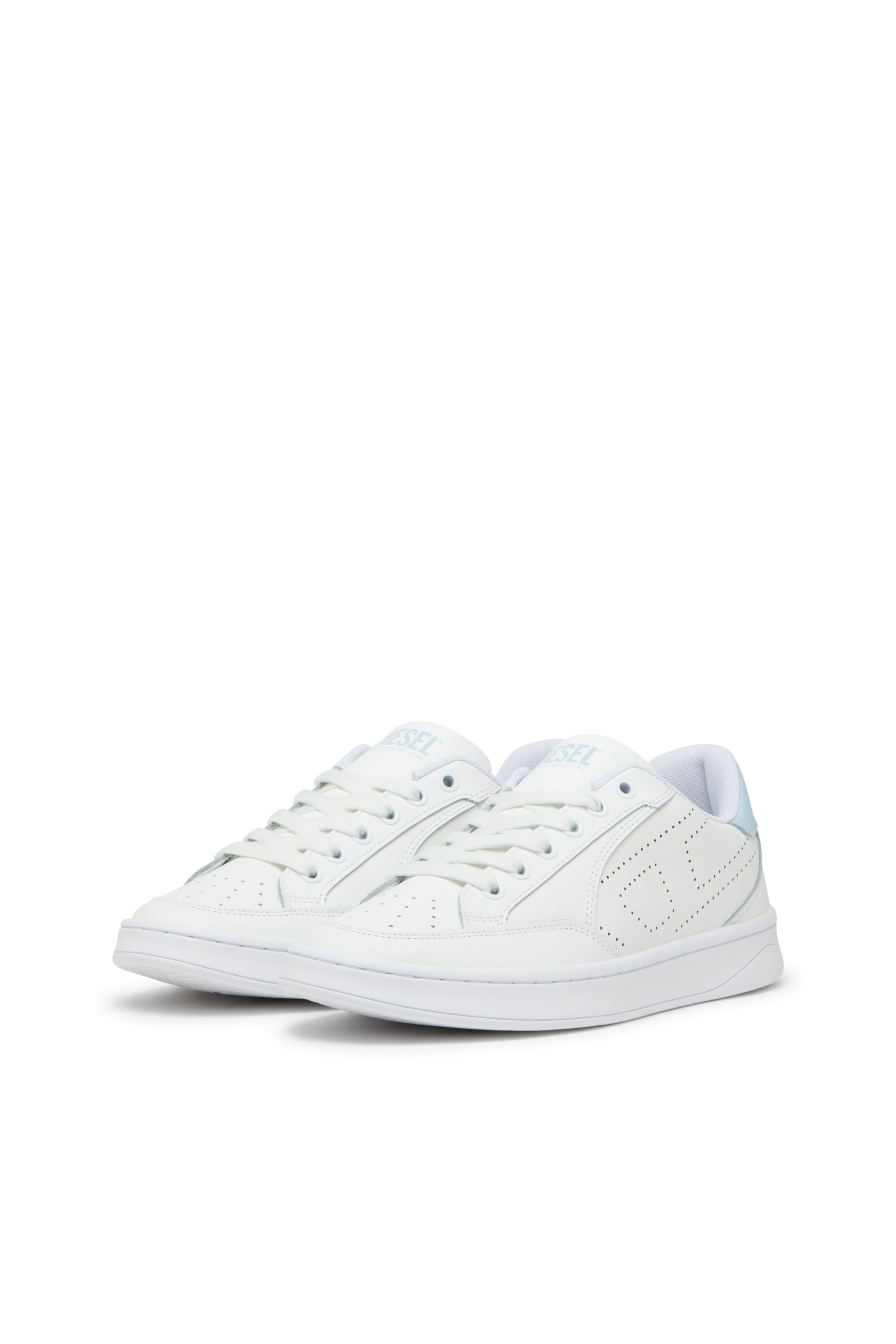 Diesel - S-DAKOTA LOW W, S-Dakota-Sneakers en cuir avec logo perforé Femme in Polychrome - 8