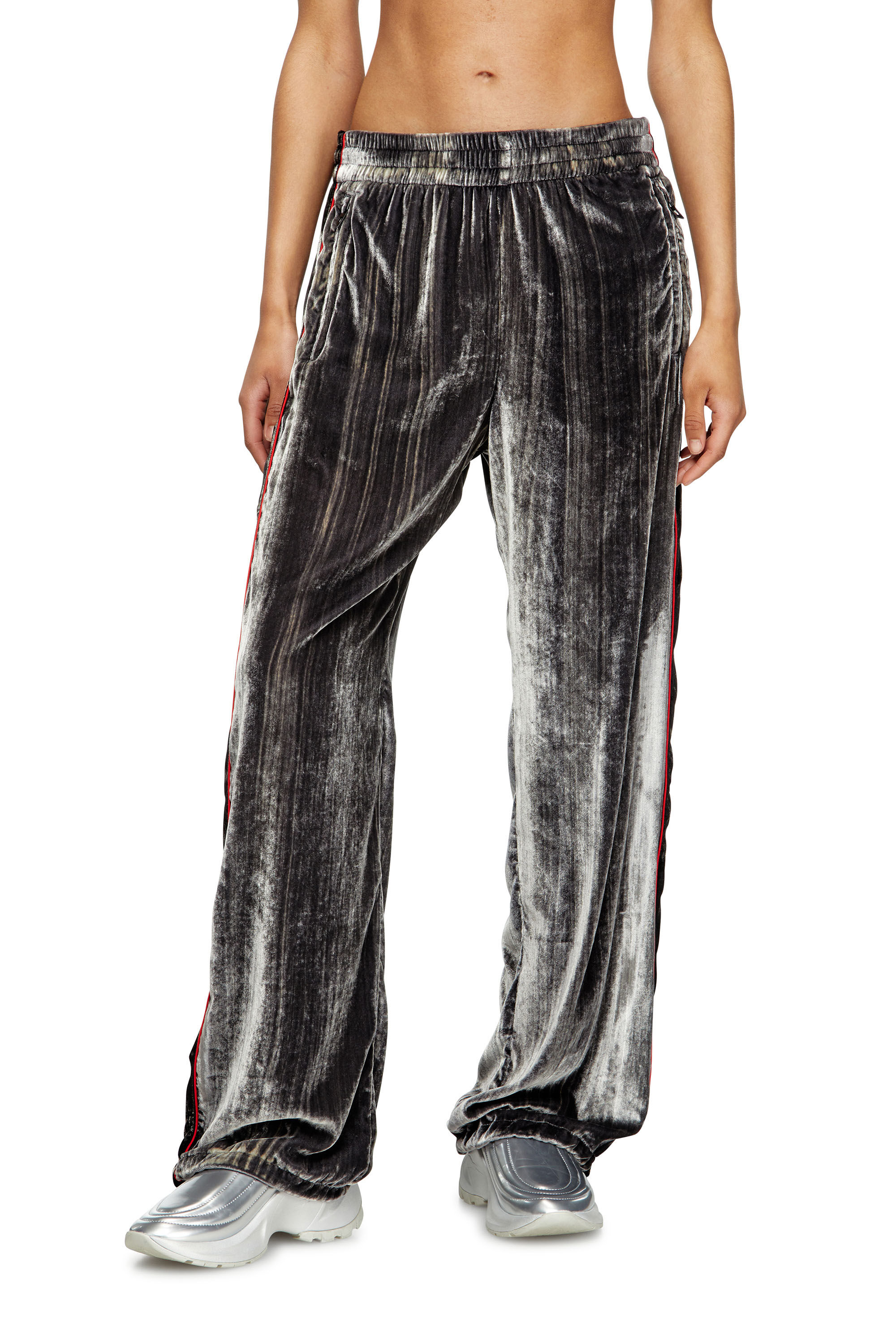 Diesel - P-HAY-FEM, Pantalon de survêtement en velours traité Femme in ToBeDefined - 3