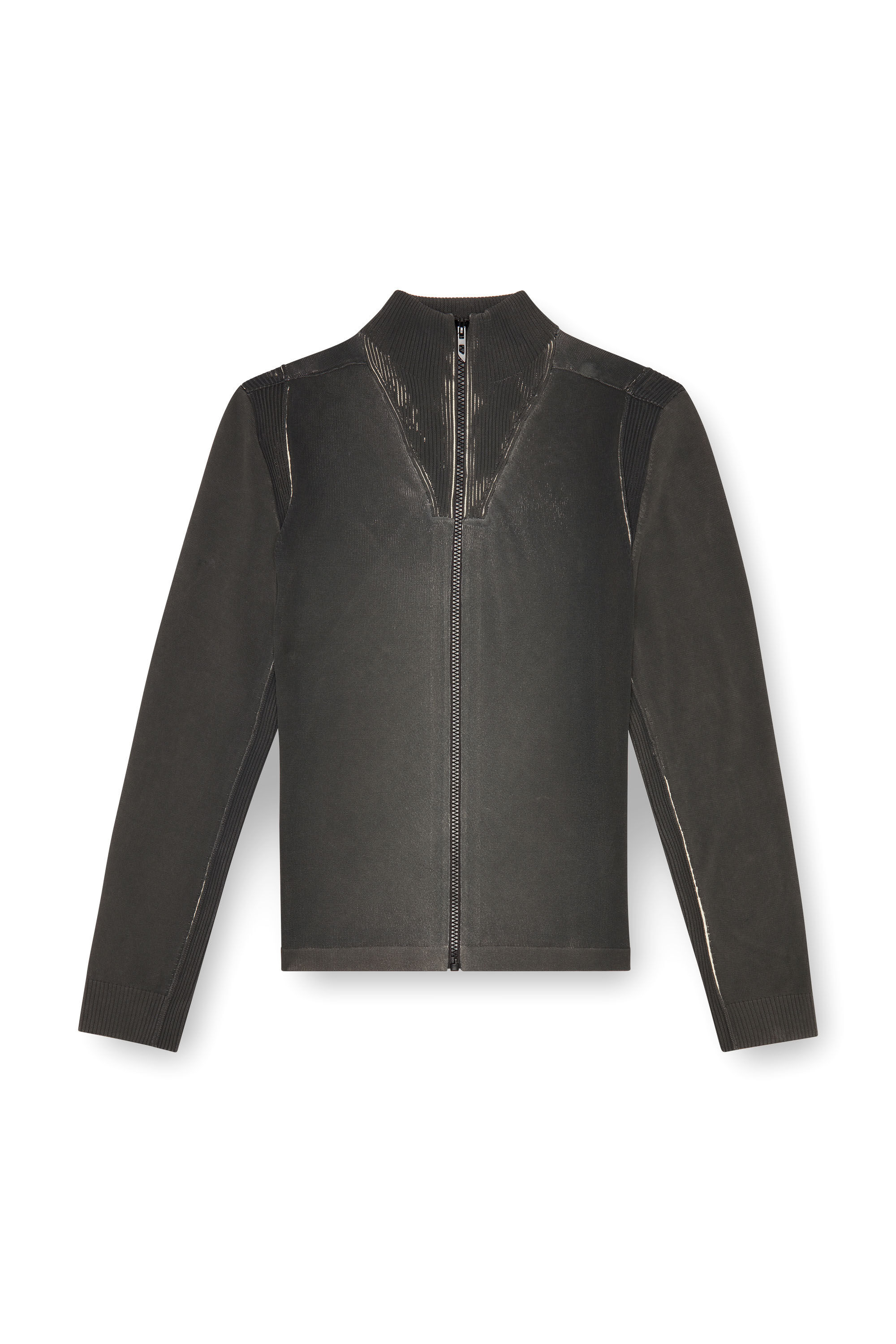 Mens black zipper cardigan sales