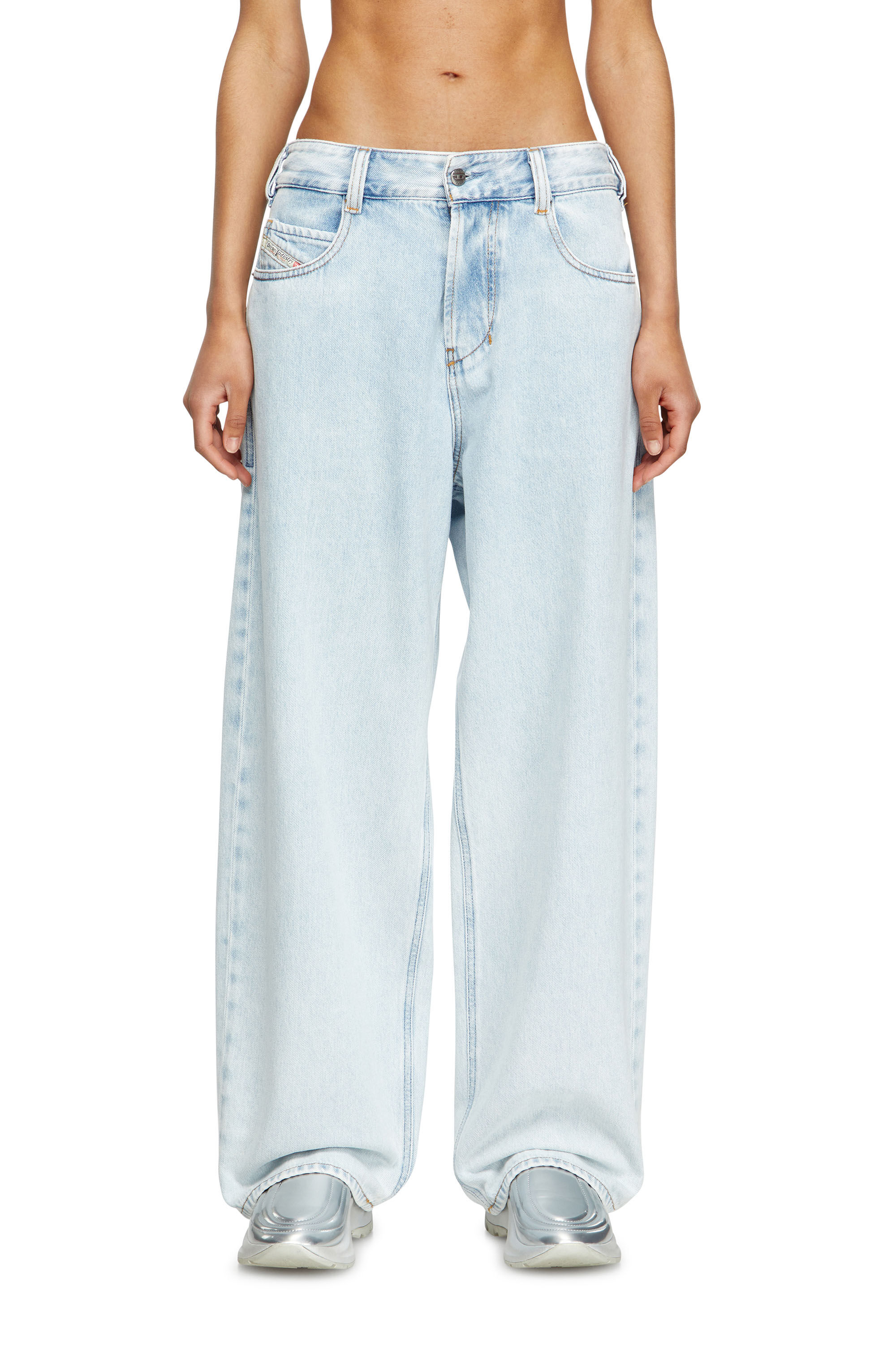 Diesel - Relaxed Jeans 1997 D-Enim 0DBDX Mixte, Bleu Foncé - Image 7