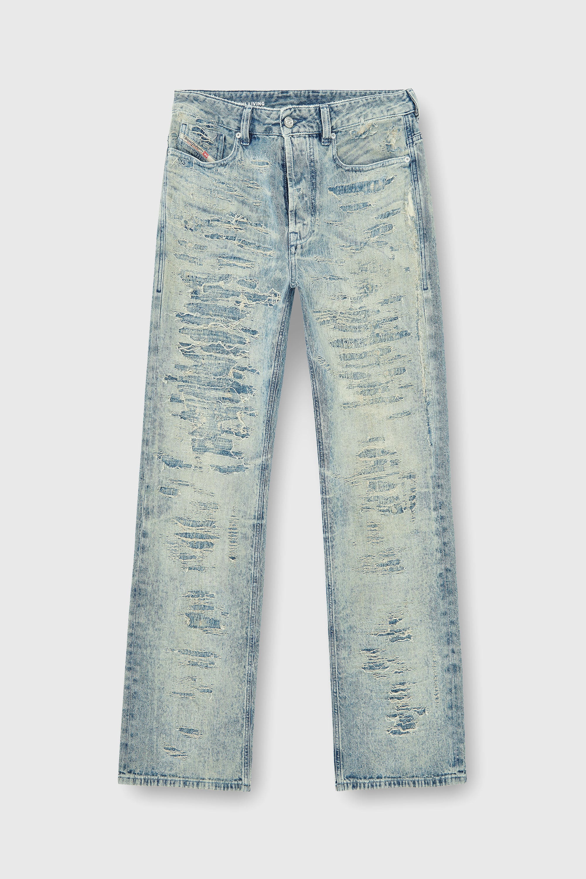 Diesel - Relaxed Jeans 1980 D-Eeper 068YM Homme, Bleu moyen - Image 6
