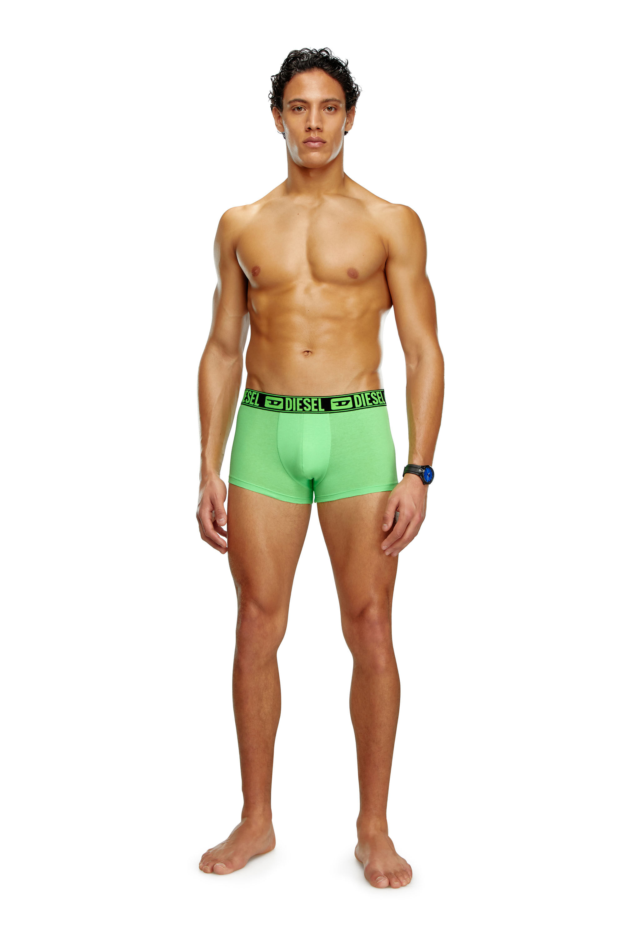 Diesel - UMBX-DAMIENTHREEPACK, Lot de trois boxers avec taille fluo Homme in Polychrome - 1