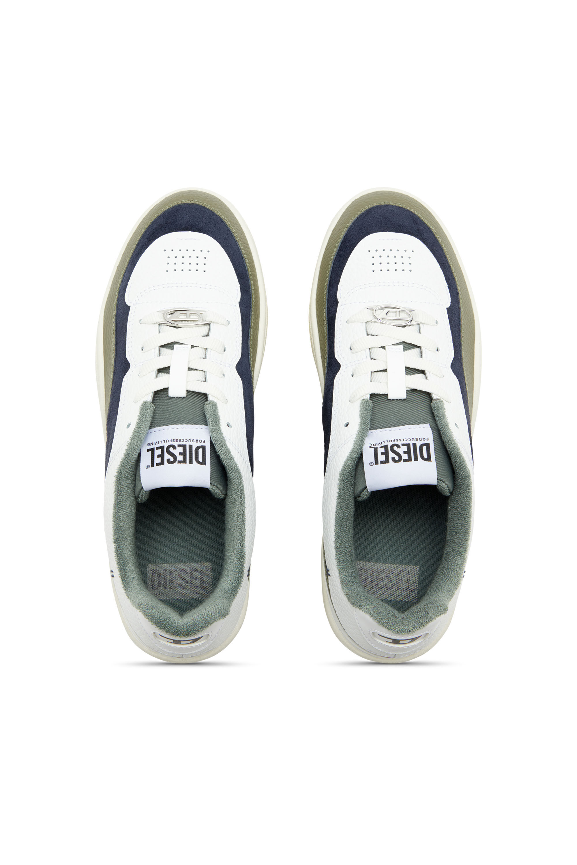 S-OVAL SKATE LOW, Blanc/Vert