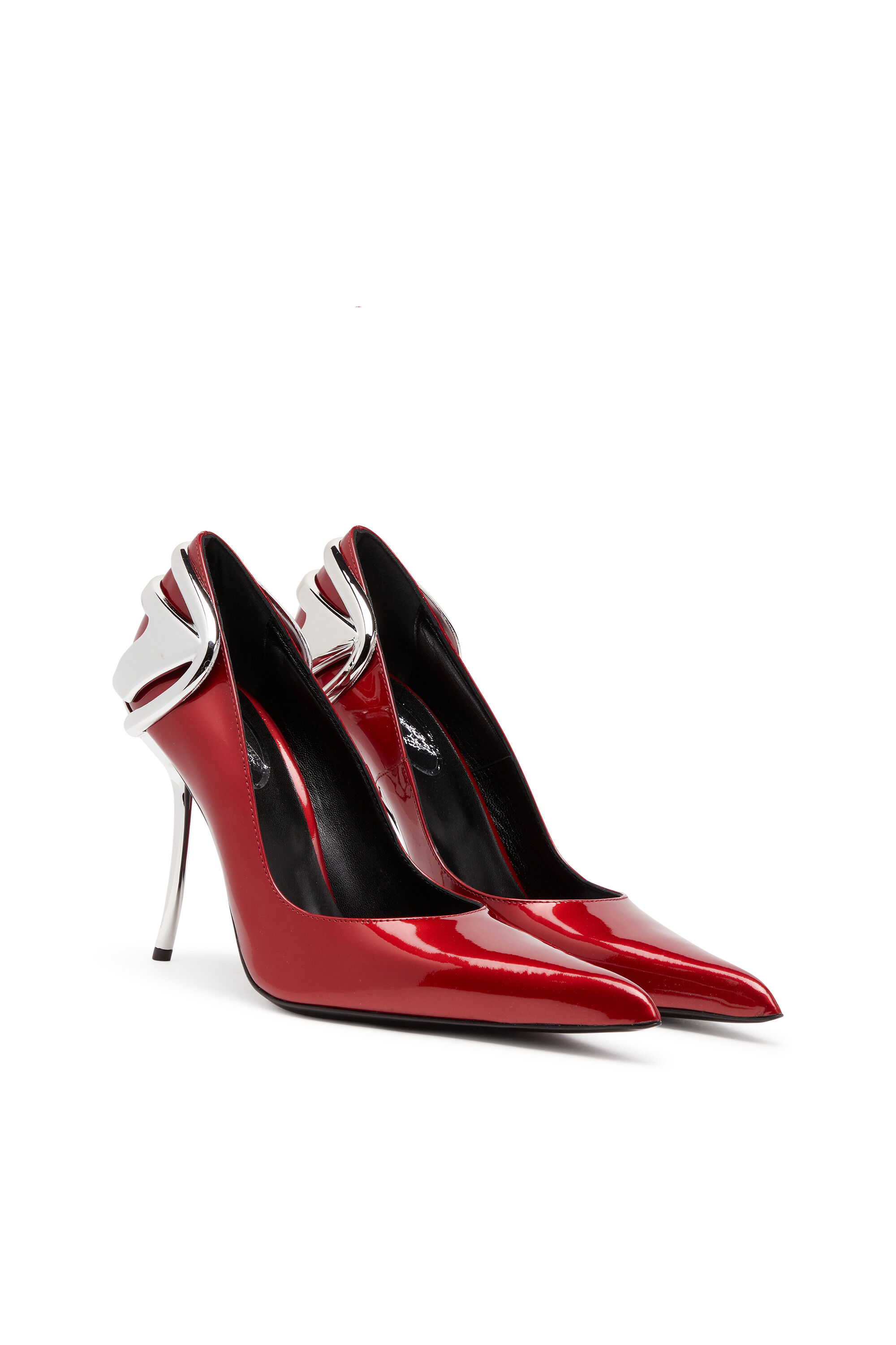 Escarpins rouge cuir femme shop
