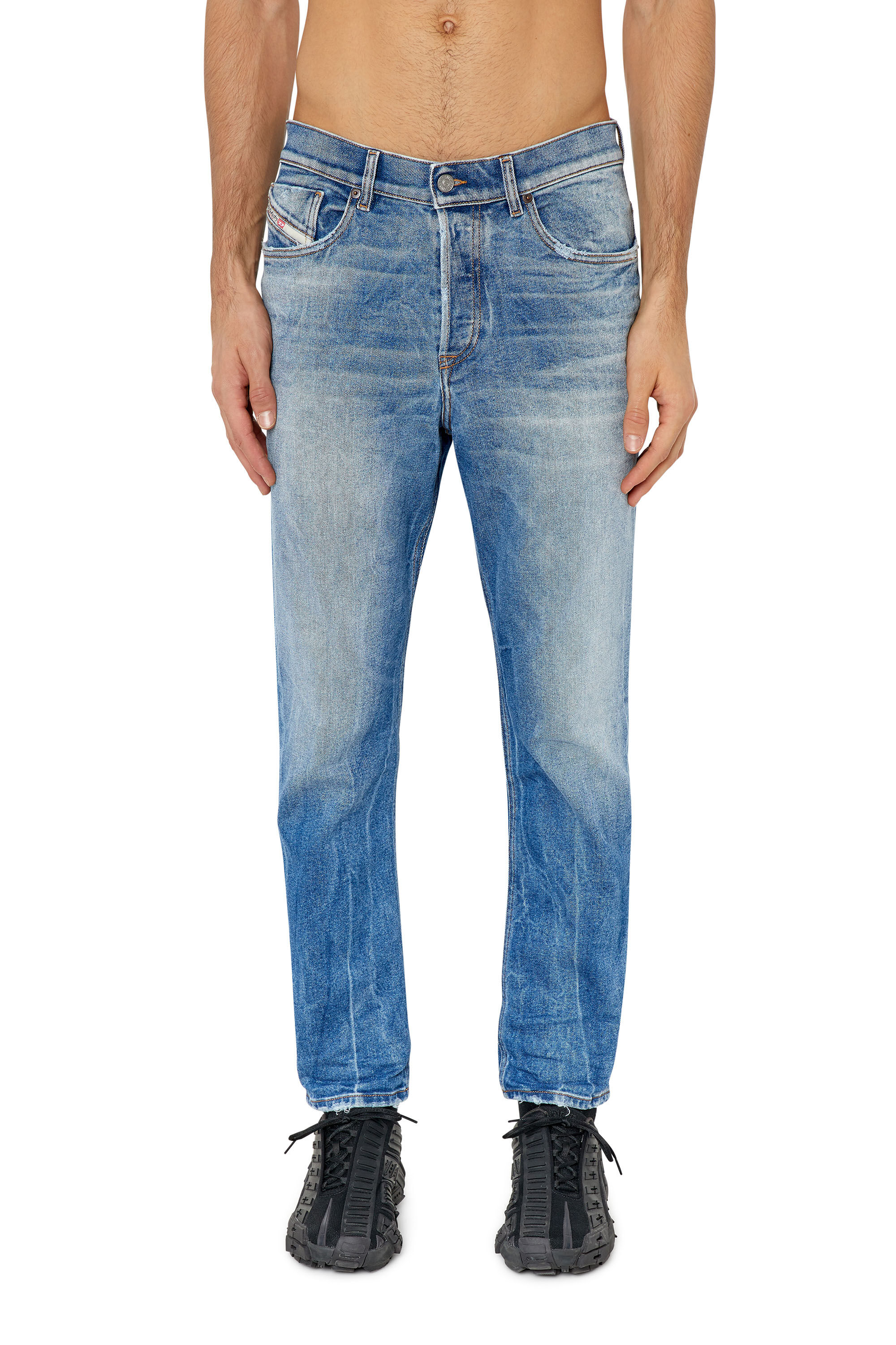 Diesel - 2005 D-Fining 09E85 Tapered Jeans, Bleu Clair - Image 3