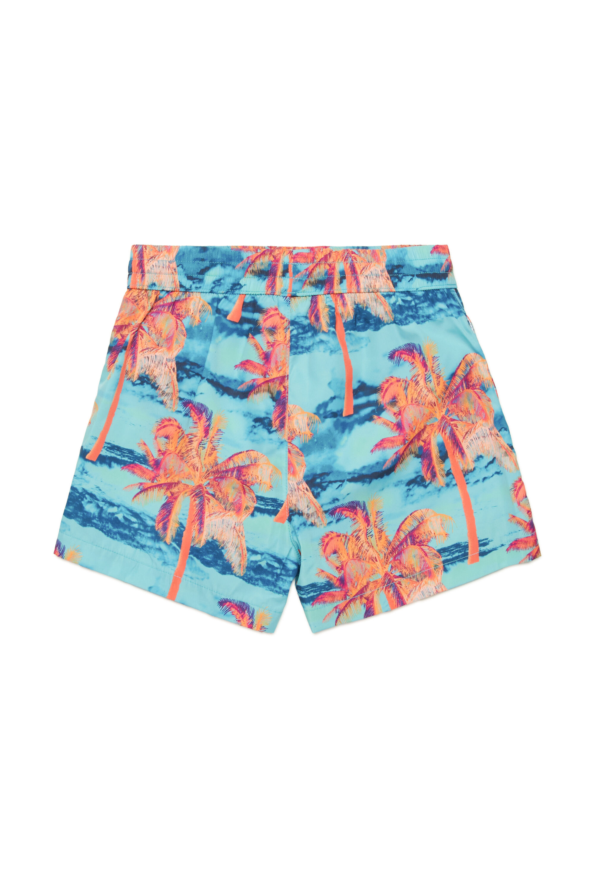 Diesel - MKEN37S, Short de bain imprimé palmier Homme in Polychrome - 2