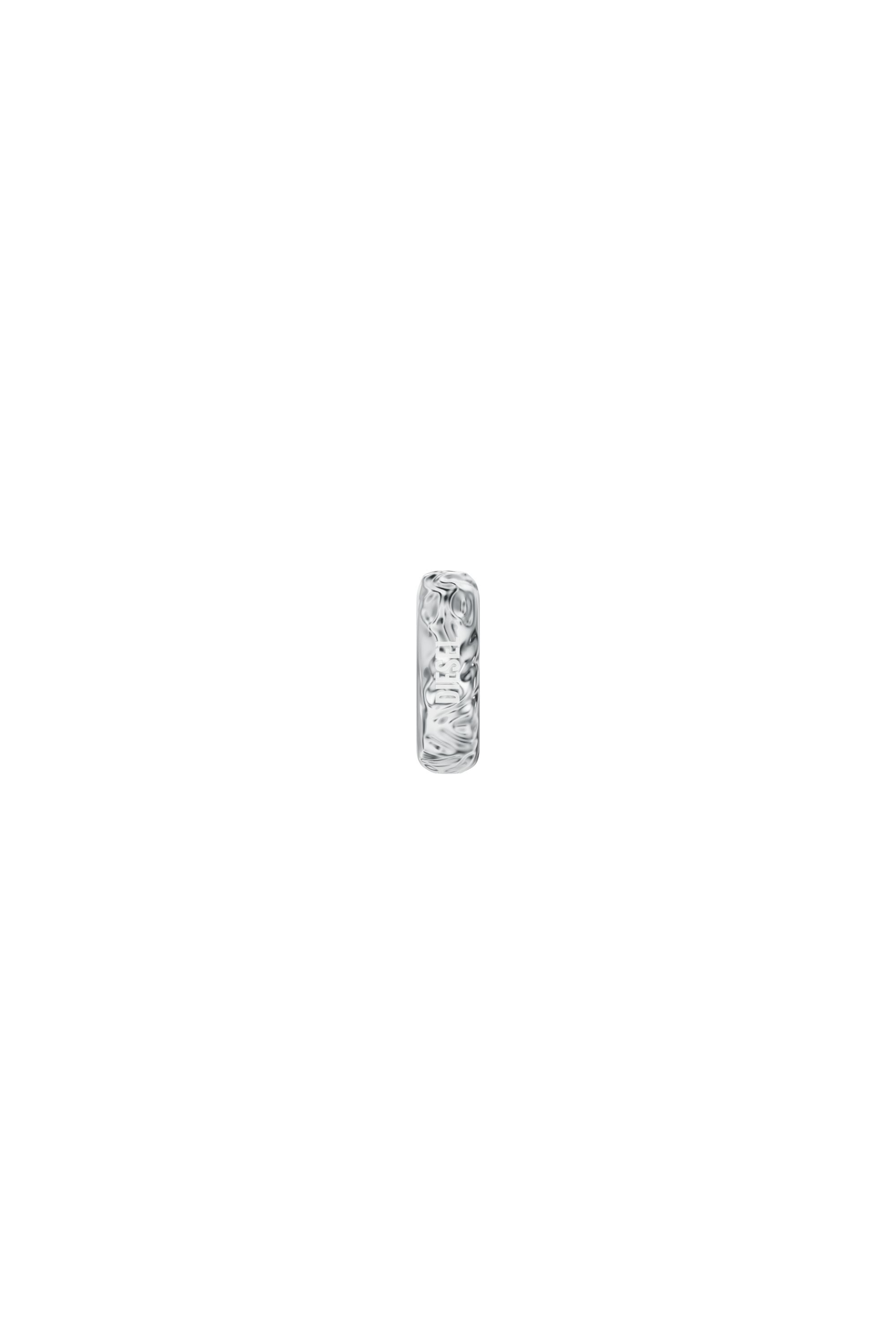 Diesel - DX1730040, Boucle d&rsquo;oreille cr&eacute;ole en acier inoxydable Mixte in Gris argent&eacute; - 2