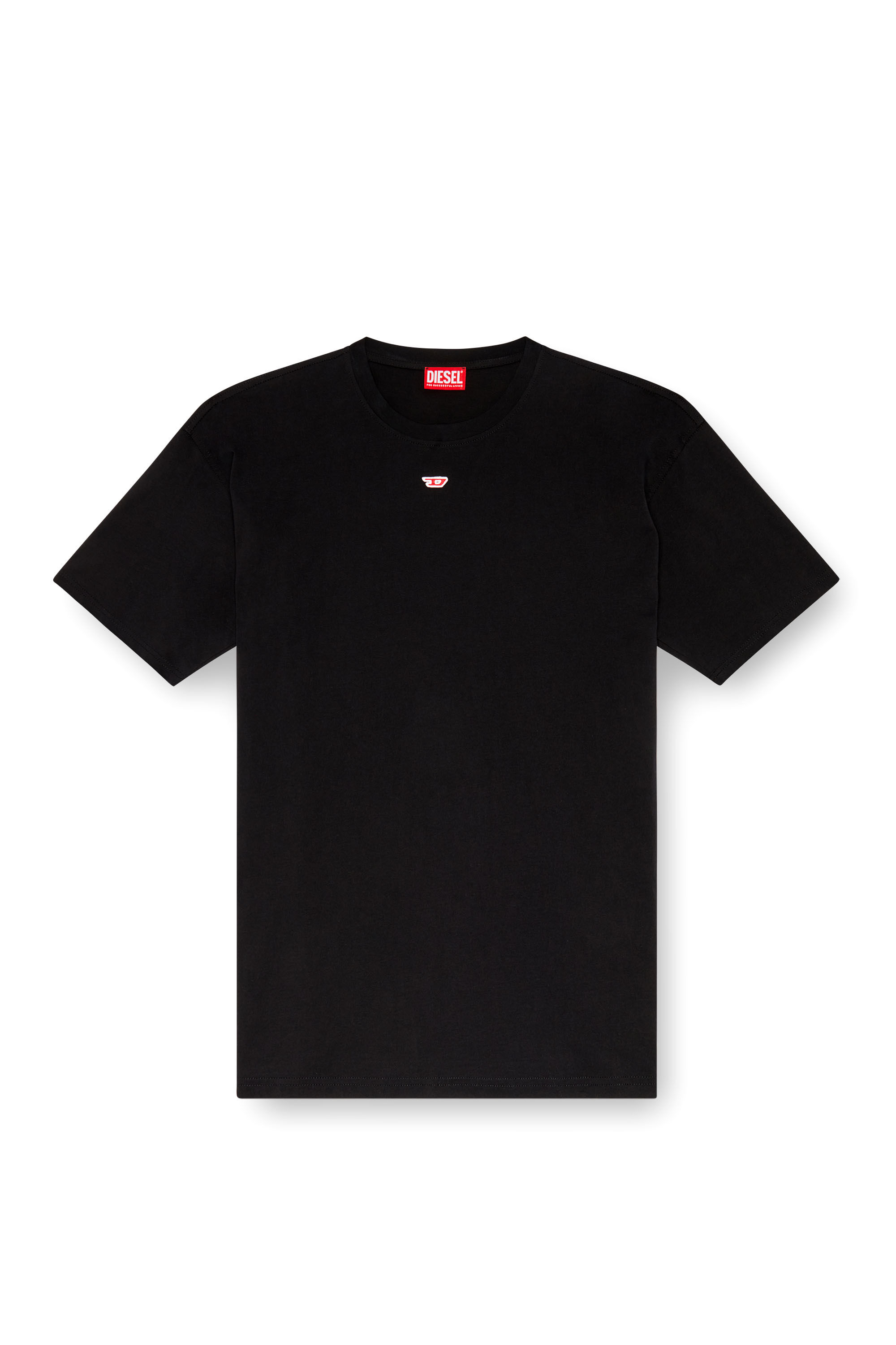 Diesel - T-BOXT-D, Mixte T-shirt avec empiècement D brodé in Noir - Image 2