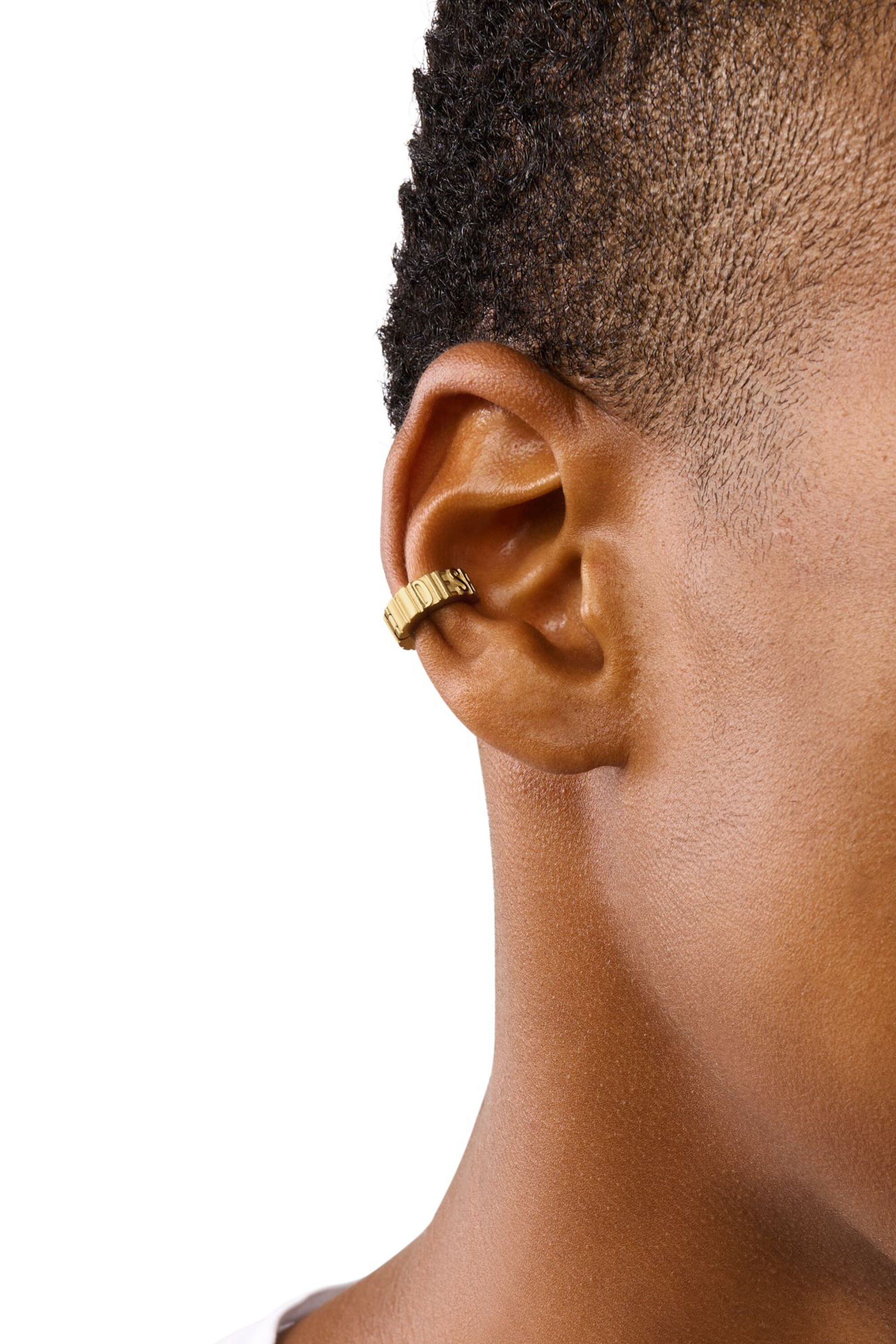Diesel - DX1565710 JEWEL, Manchette d'oreille en acier inoxydable doré Mixte in Doré - 3