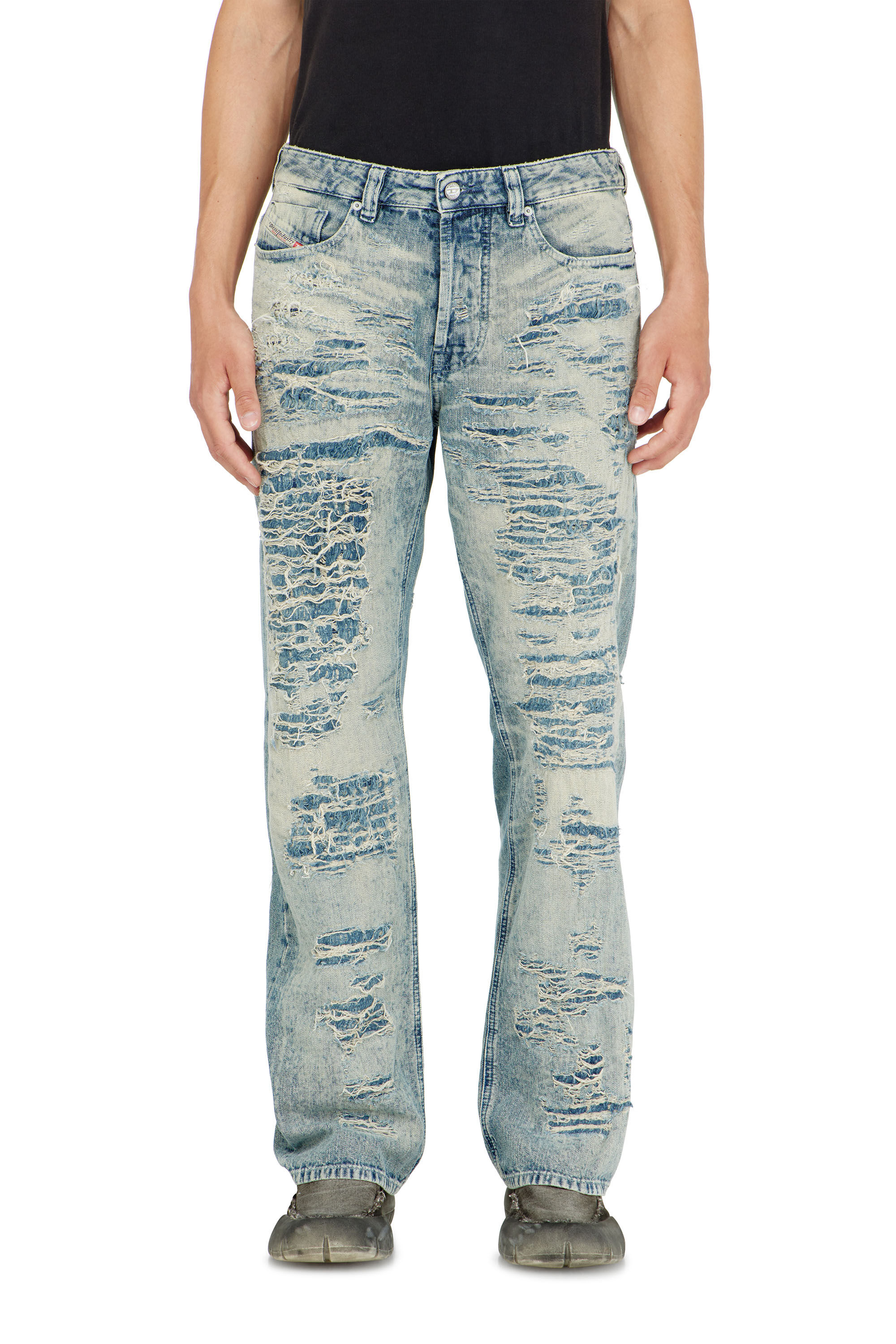 Diesel - Relaxed Jeans 1980 D-Eeper 068YM Homme, Bleu moyen - Image 4