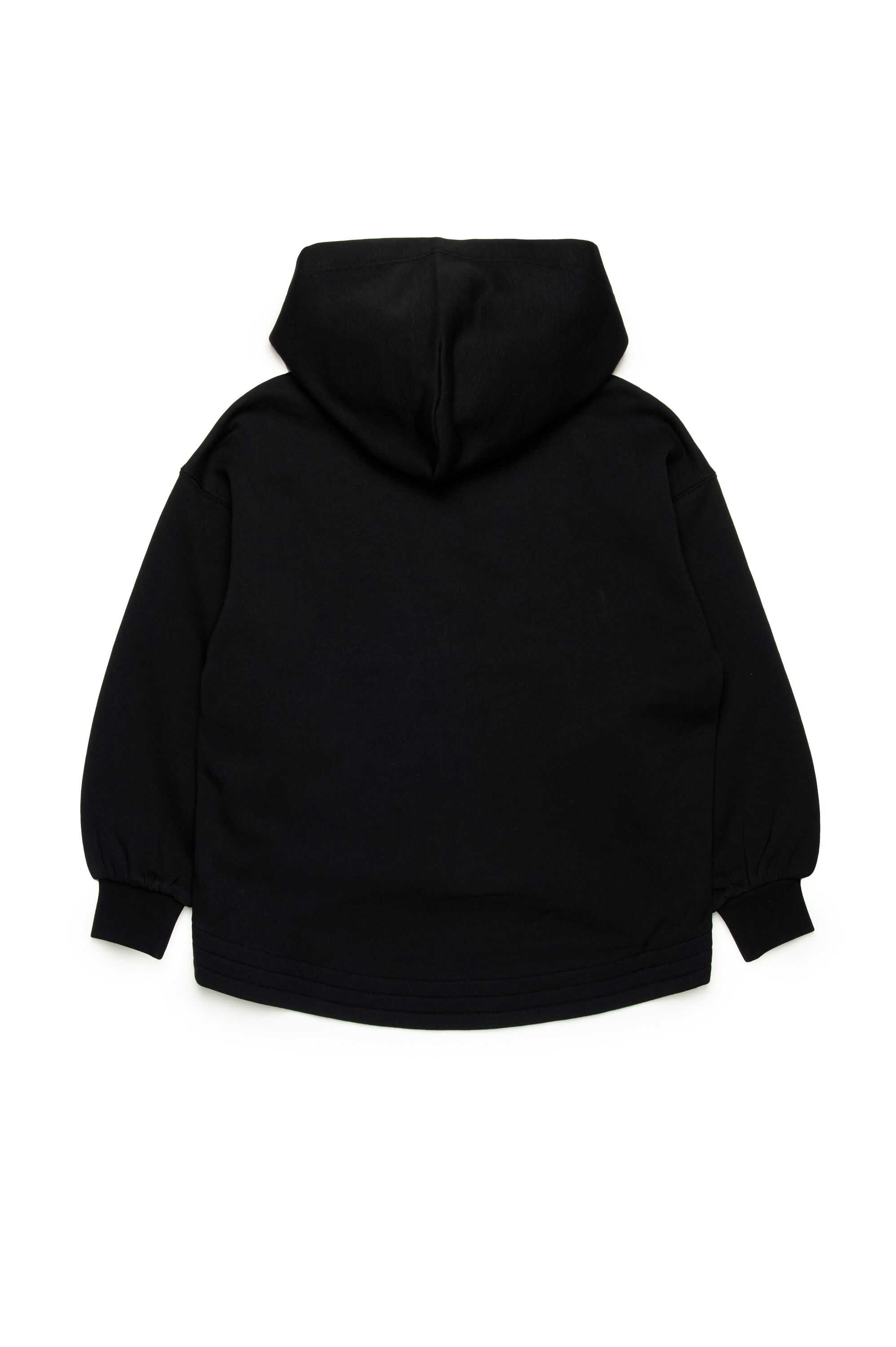 Diesel - SFPERU, Sweat-shirt à capuche zippé avec cut-out à logo Oval D Femme in Noir - 2