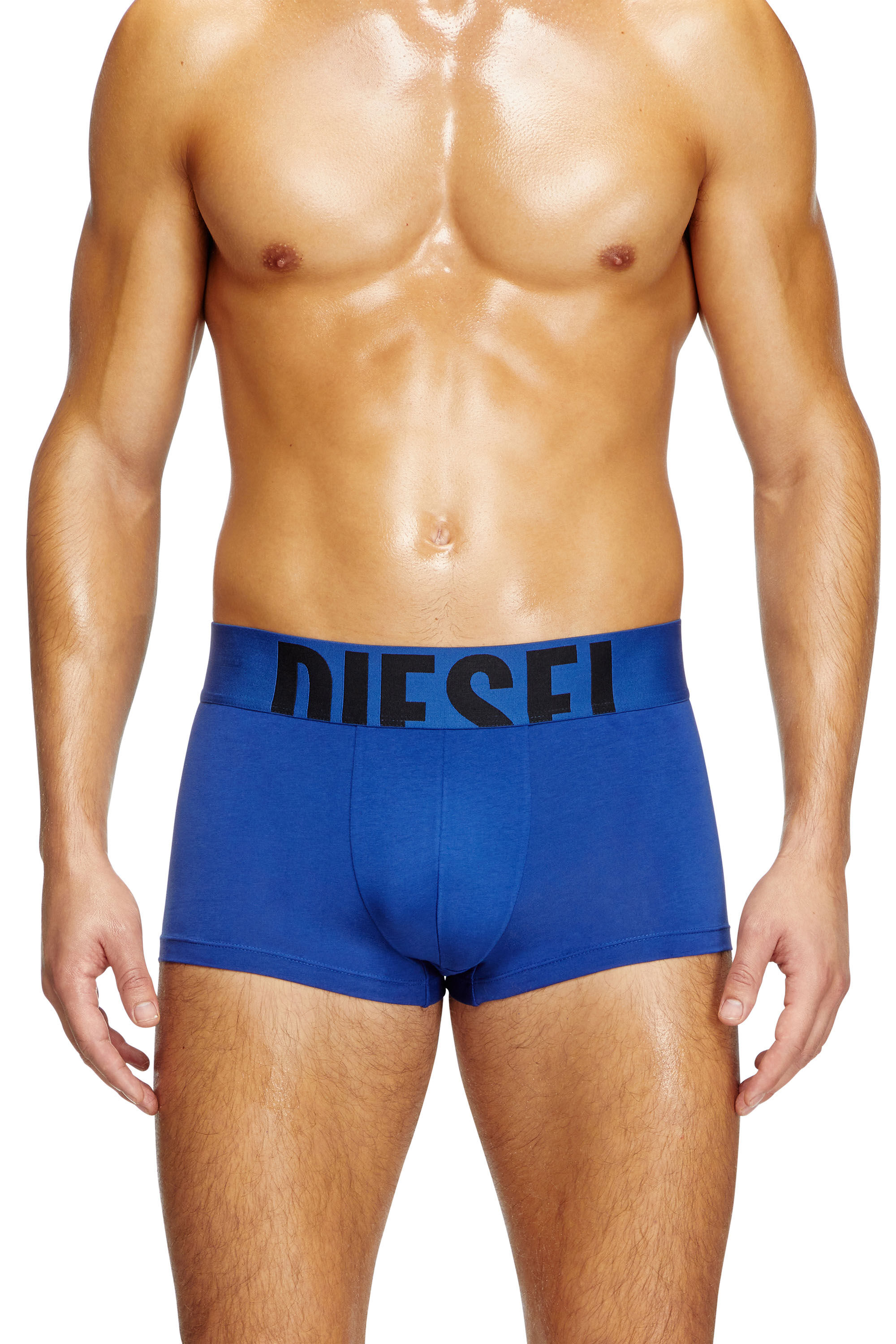 Diesel - DAMIEN-D-POP-55, Boxer avec logo d&eacute;coup&eacute; Homme in Bleu - 3