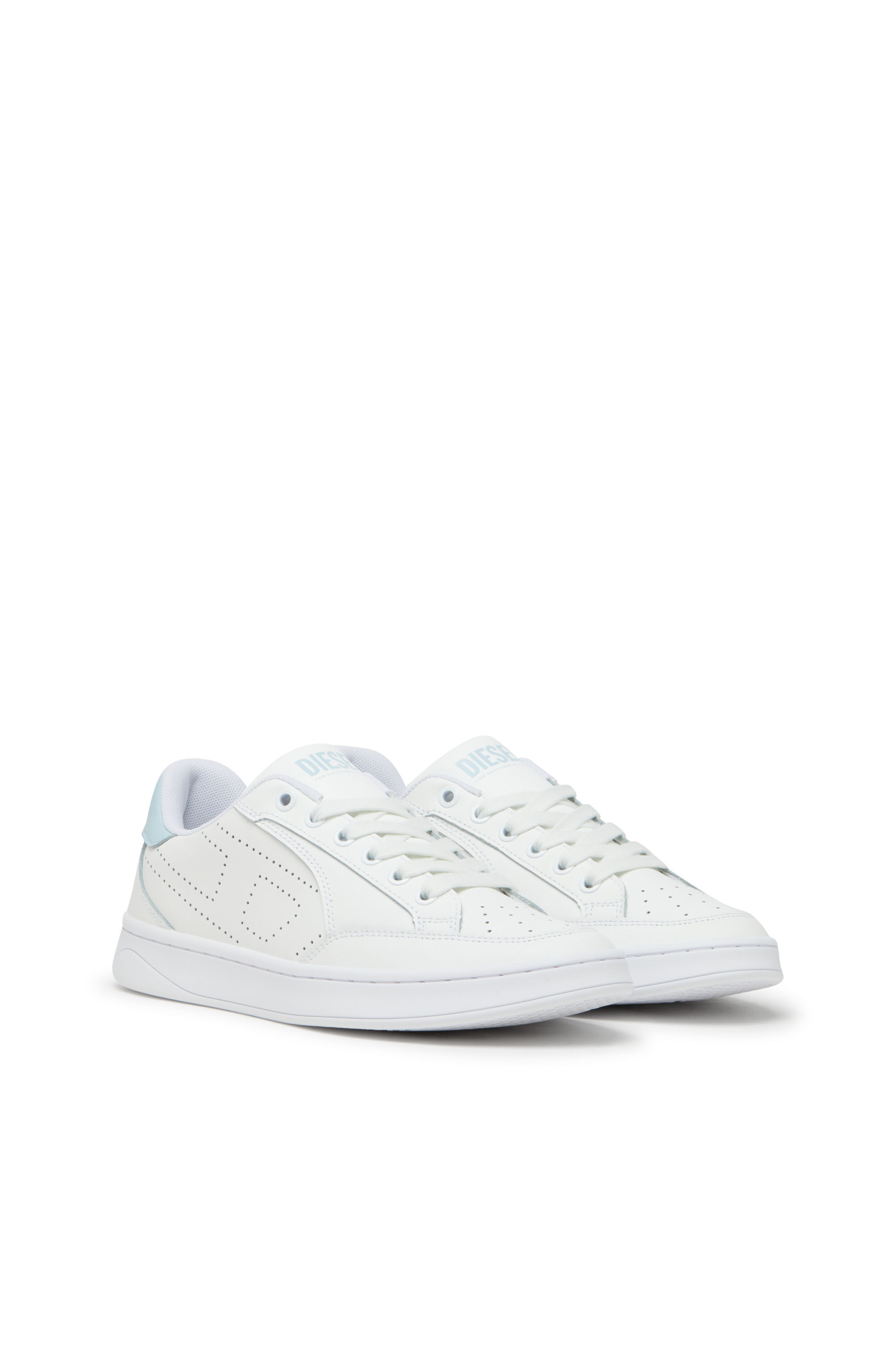 Diesel - S-DAKOTA LOW W, S-Dakota-Sneakers en cuir avec logo perforé Femme in Polychrome - 2