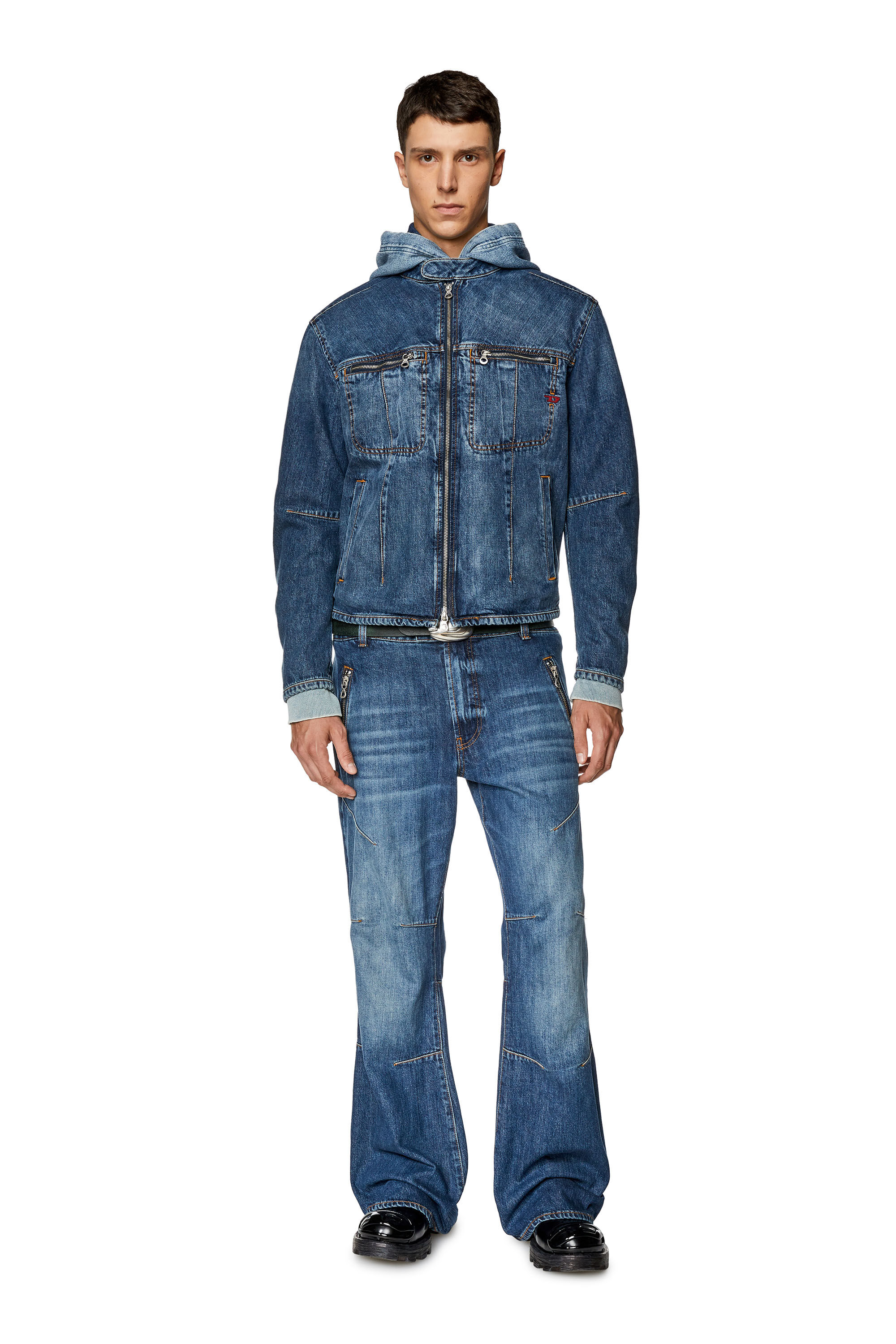 Veste en sales jean homme diesel