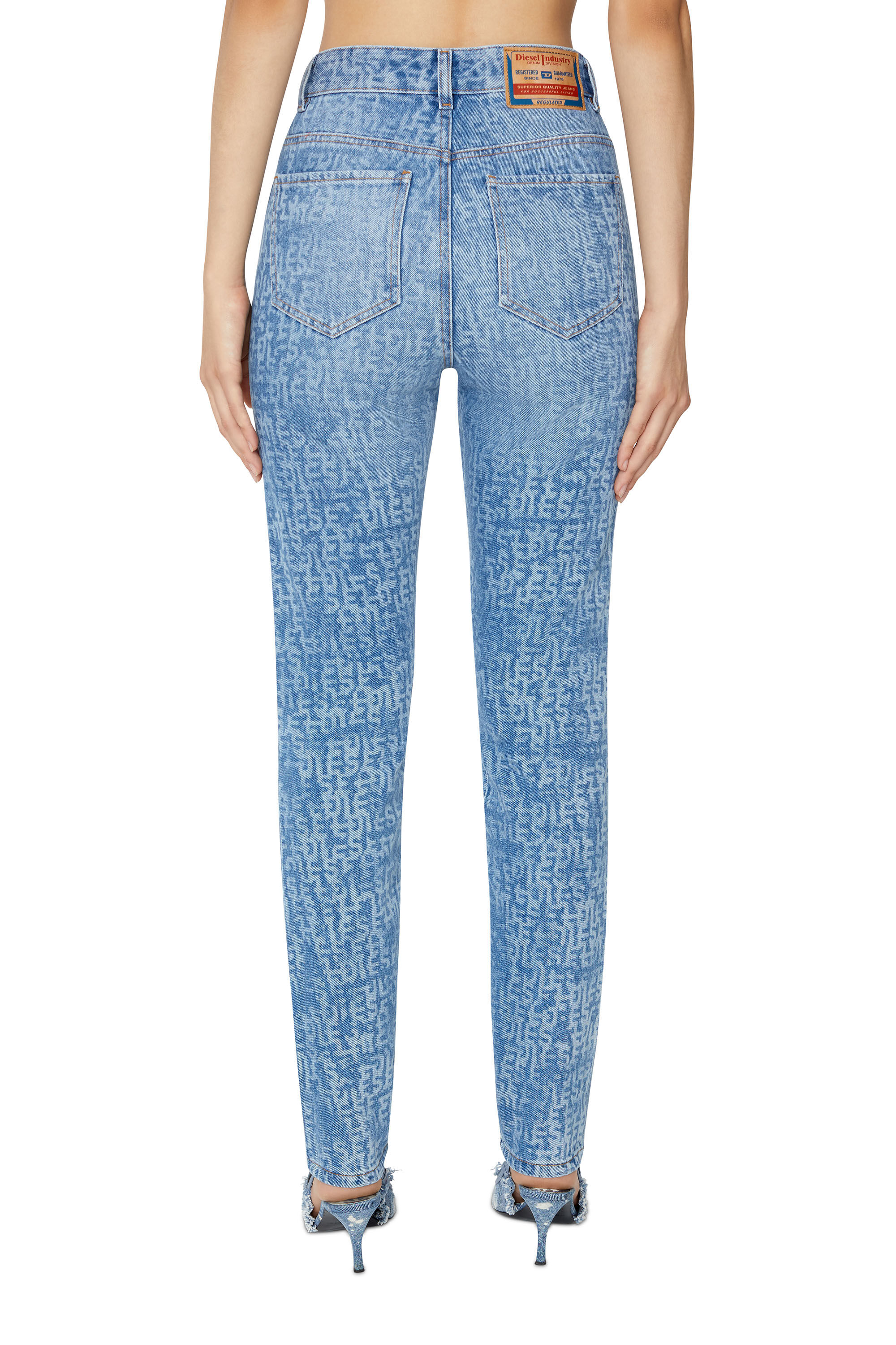 Diesel - 1994 007F5 Straight Jeans, Bleu Clair - Image 4