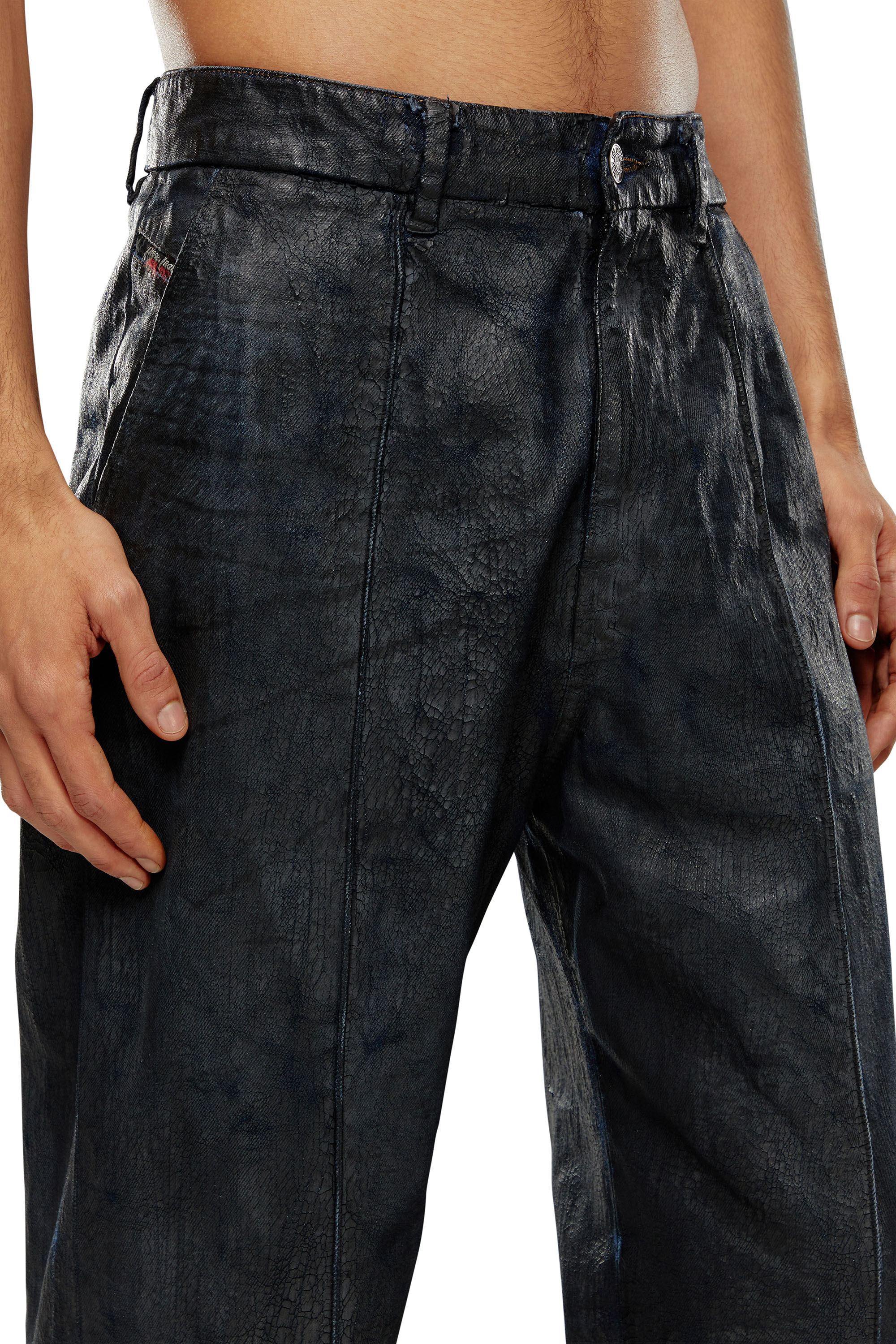 Diesel - Straight Jeans D-Chino-Work 0PGAZ, Noir - Image 5