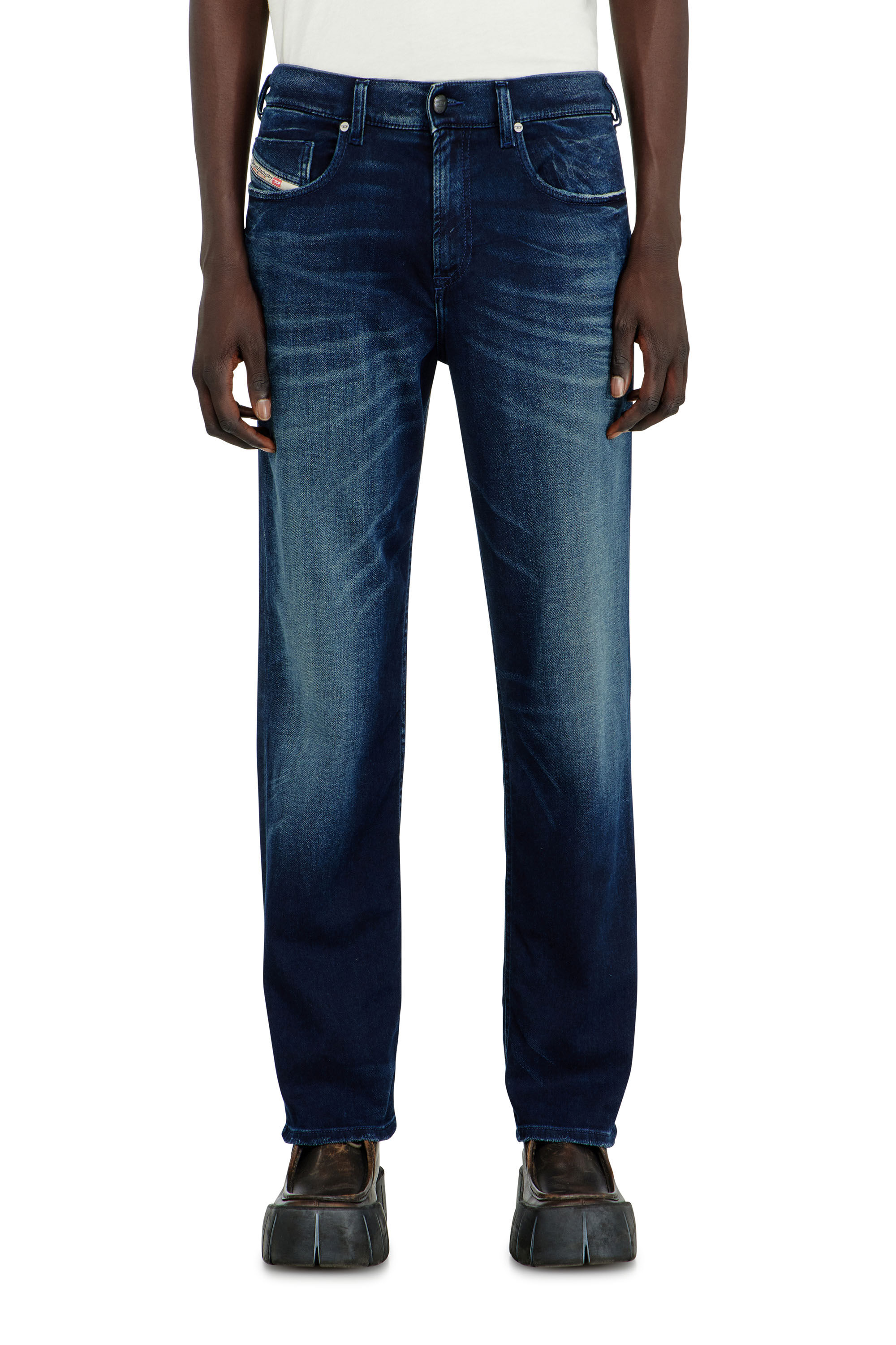 Diesel - Regular 2090 D-Veekley Joggjeans&reg; 09P93 Homme, Bleu Fonc&eacute; - Image 2