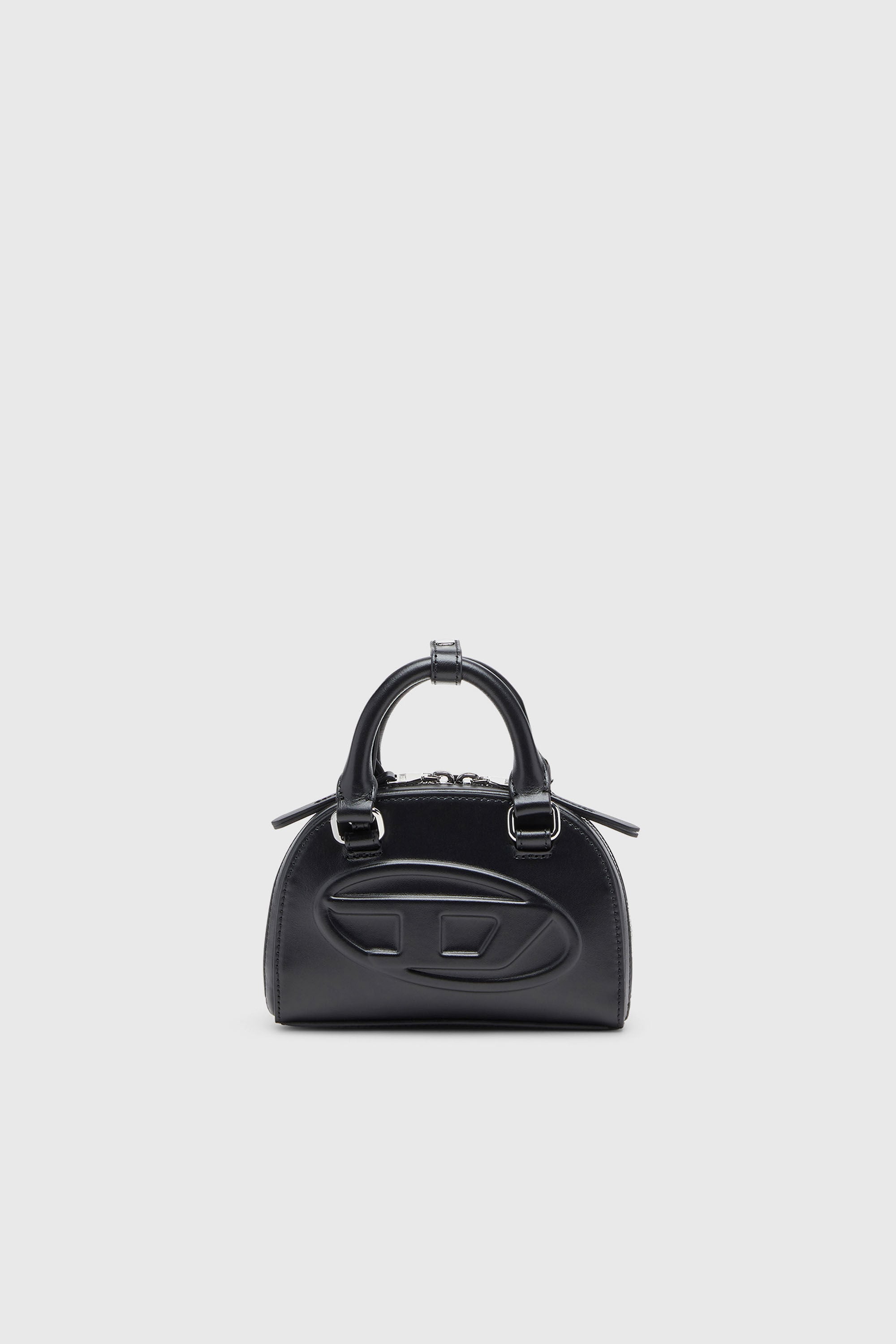 Diesel - 1DR DOME CROSSBODY XS, 1DR Dome-Slim sac bowling en cuir nappa Femme in Noir - 2